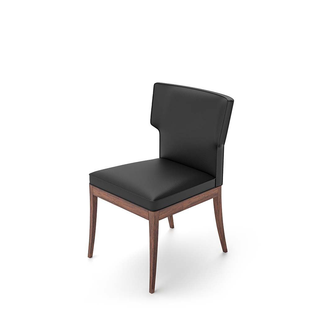 Versace-discovery-chair-black-leather-upholstery