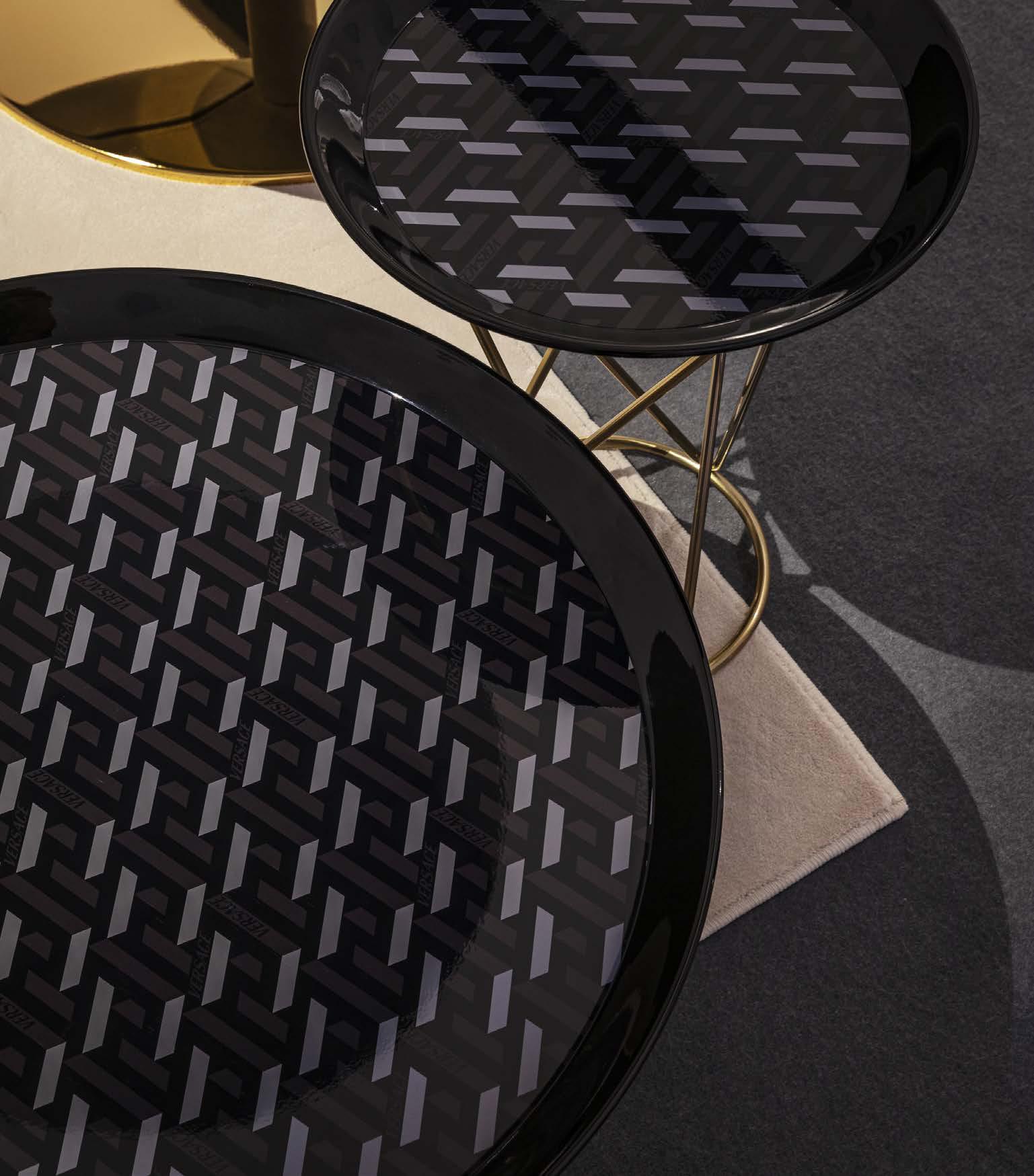 Versace Home La Medusa coffee tables details