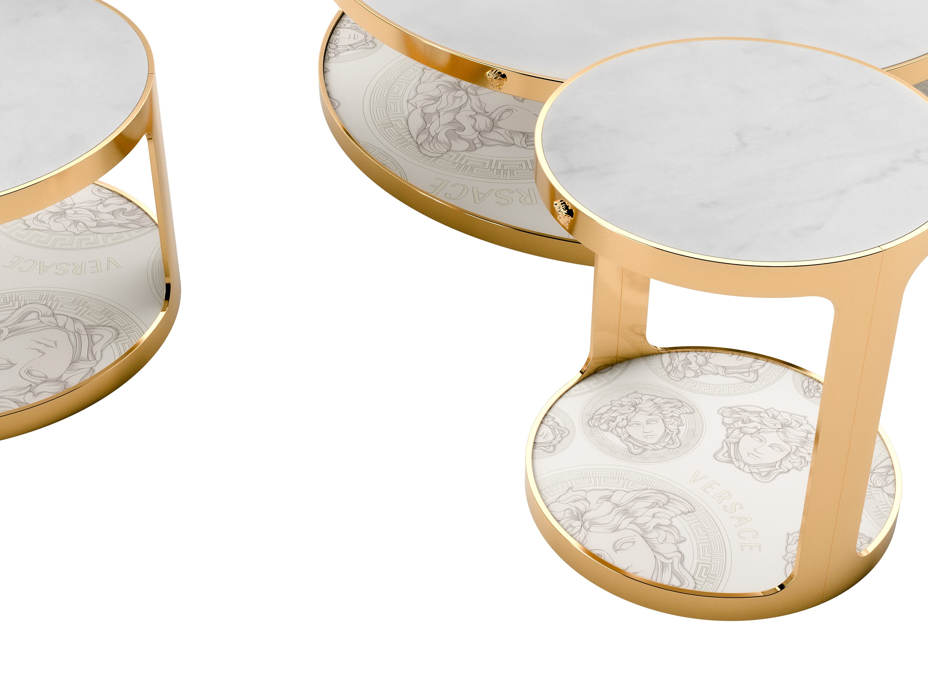 Versace Home Medallion coffee tables