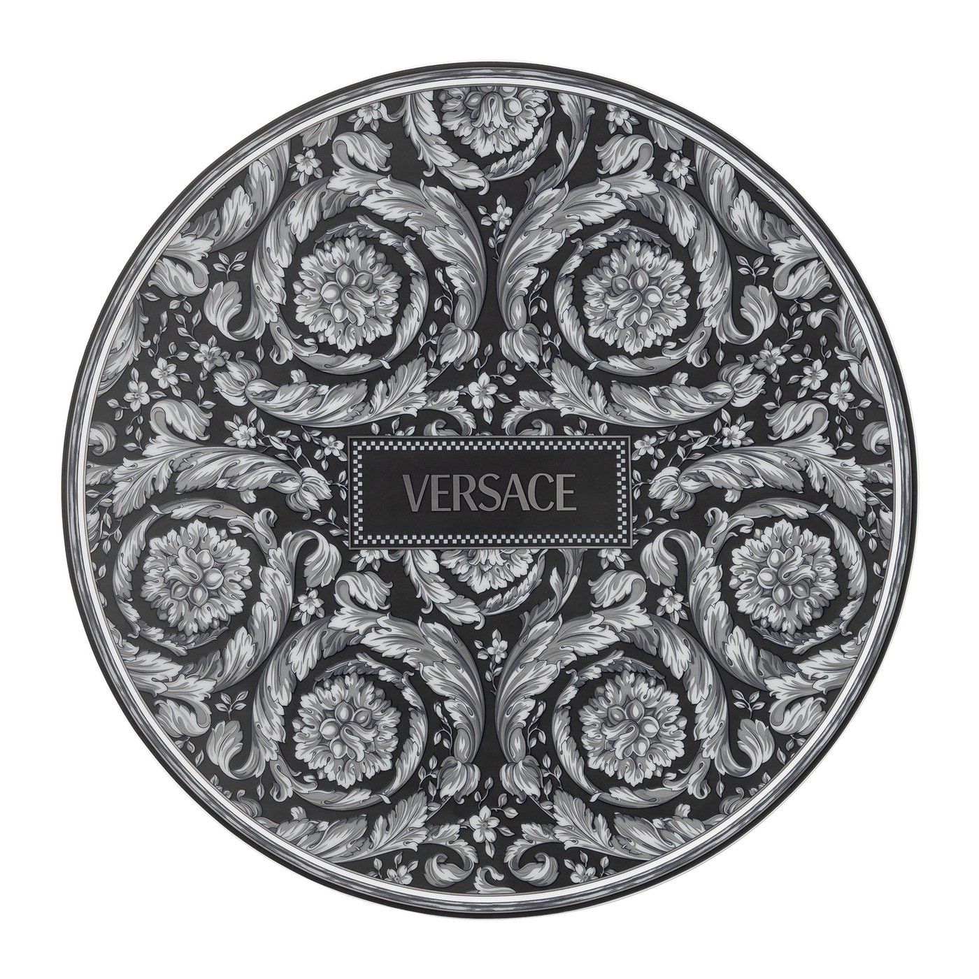 Versace Rosenthal Barocco Haze service plate, 33 cm