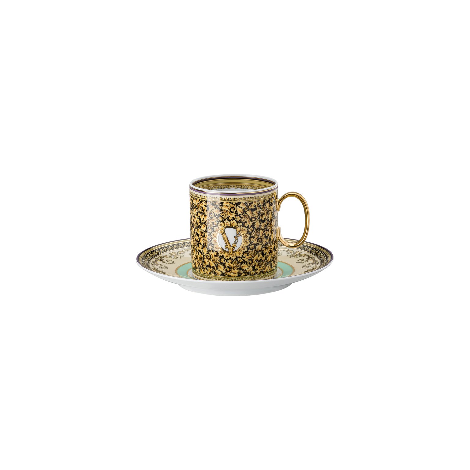 Versace Rosenthal Barocco Mosaic coffee cup & saucer