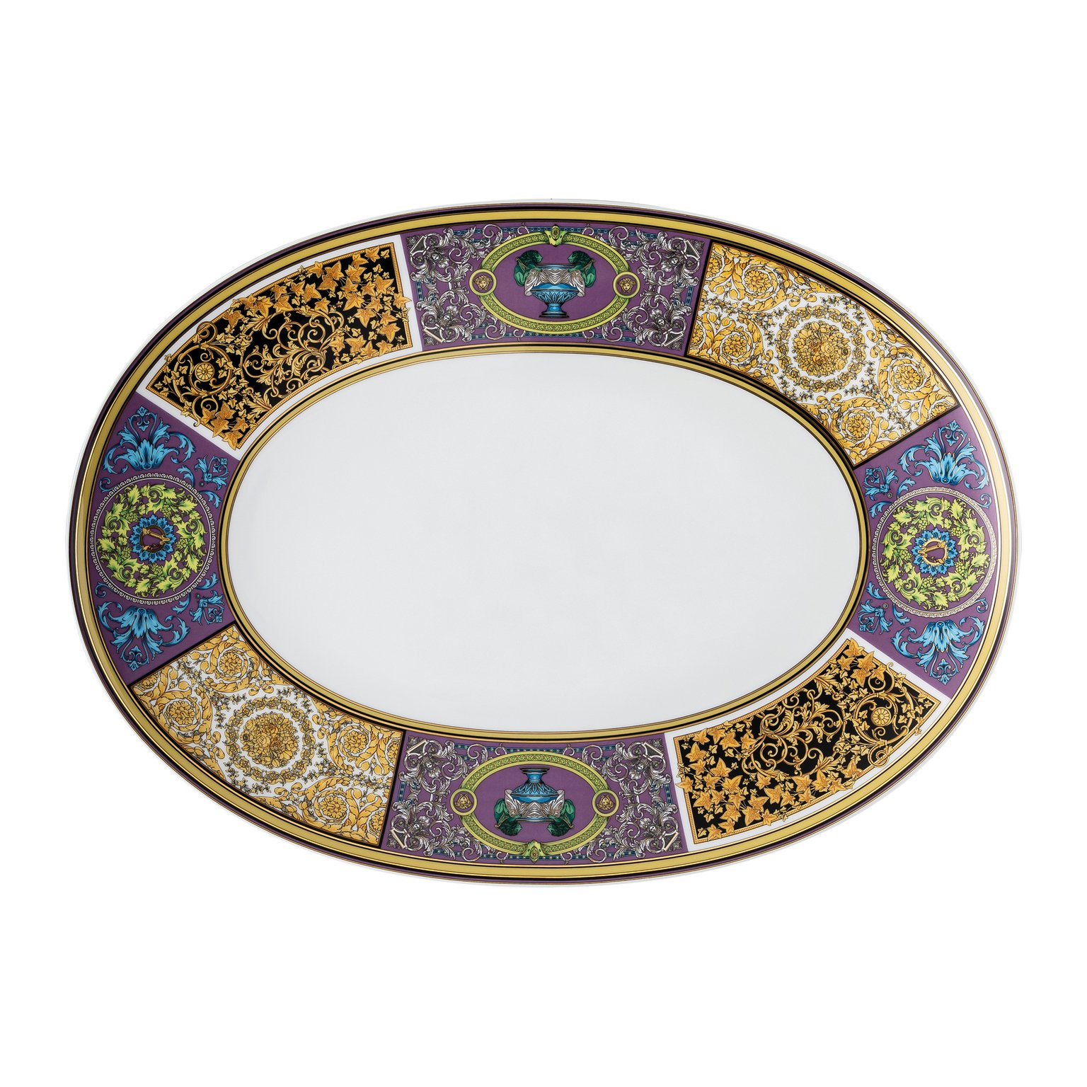 Versace Rosenthal Barocco Mosaic platter, 38 cm