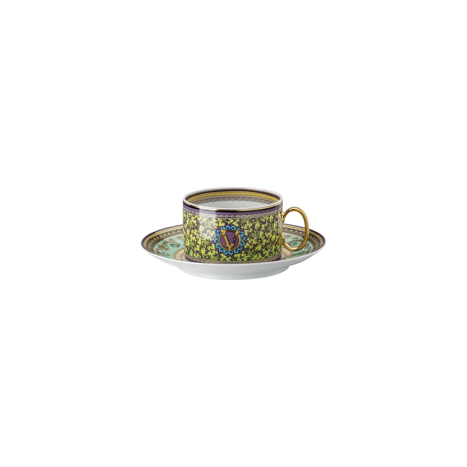 Versace Rosenthal Barocco Mosaic tea cup & saucer