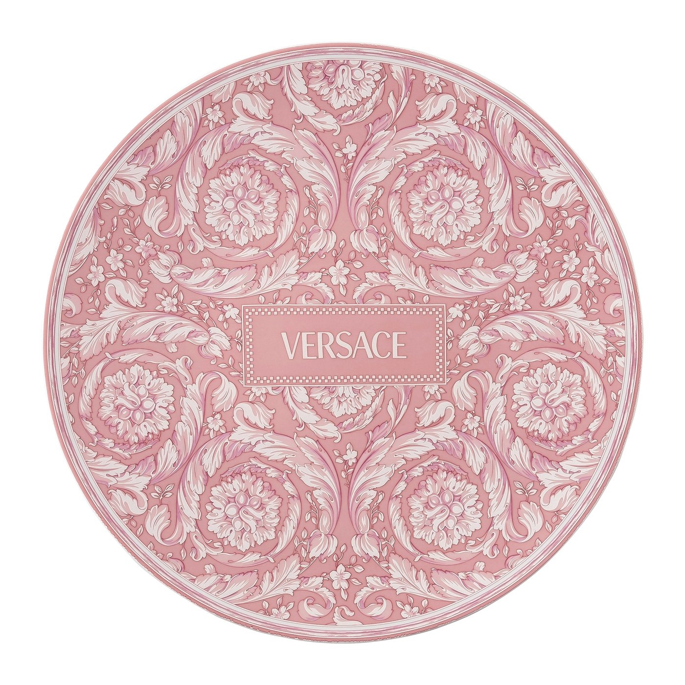 Versace Rosenthal Barocco Rose Service plate, 33 cm