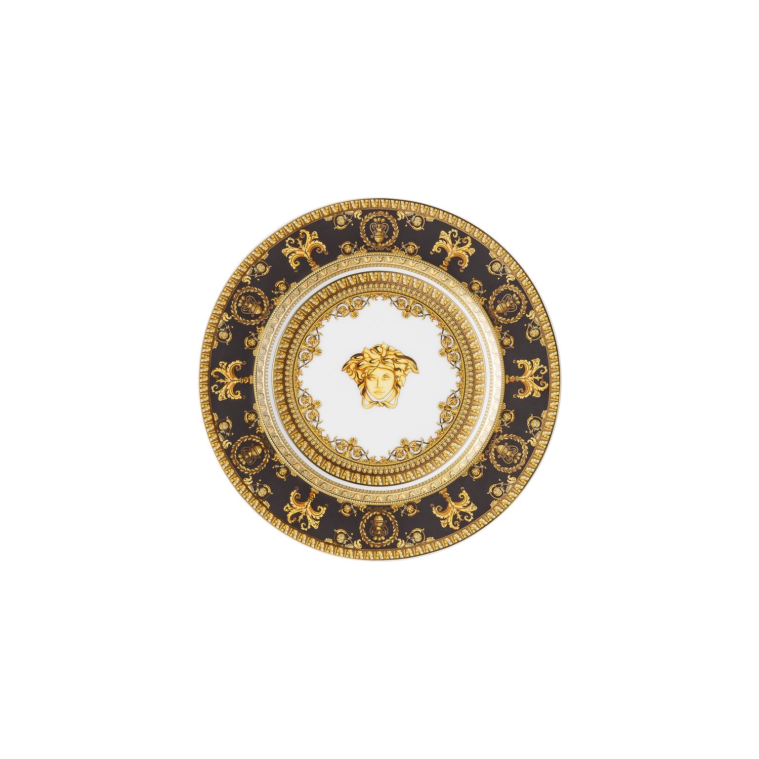 Versace Rosenthal I love Baroque Nero plate, 18 cm