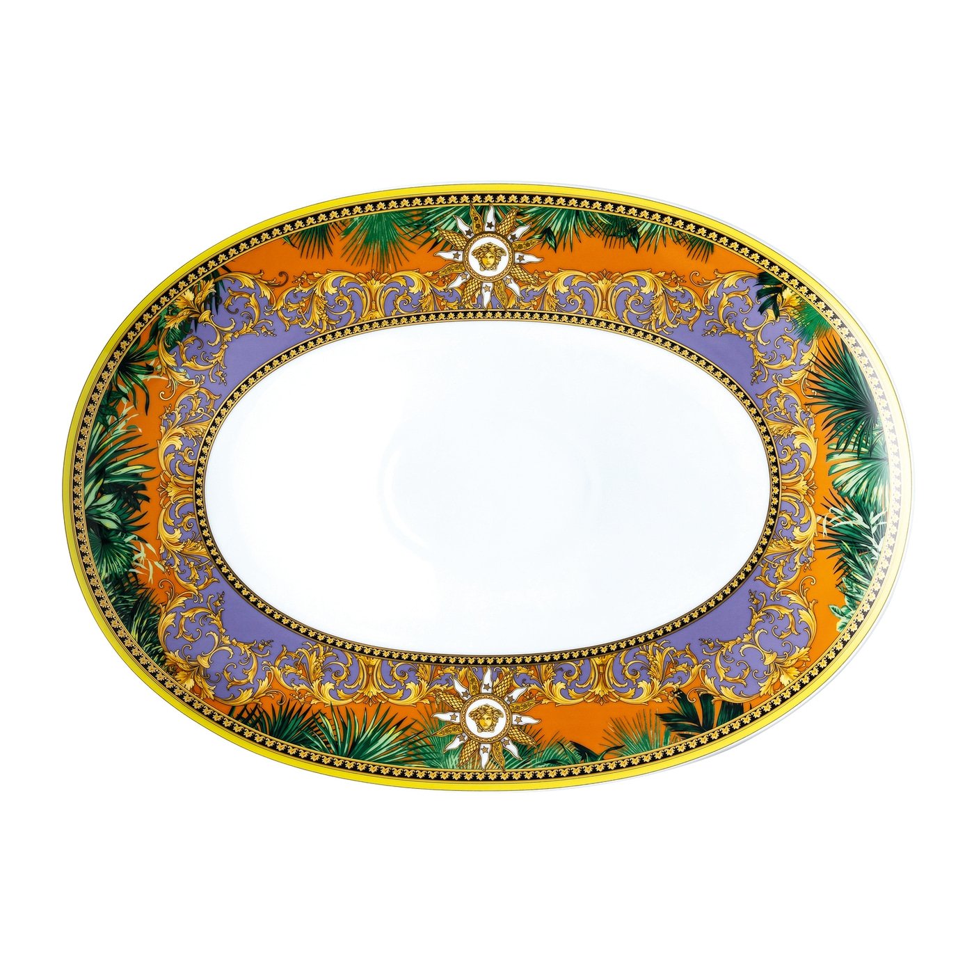 Versace Rosenthal Jungle Animalier platter, 38 cm