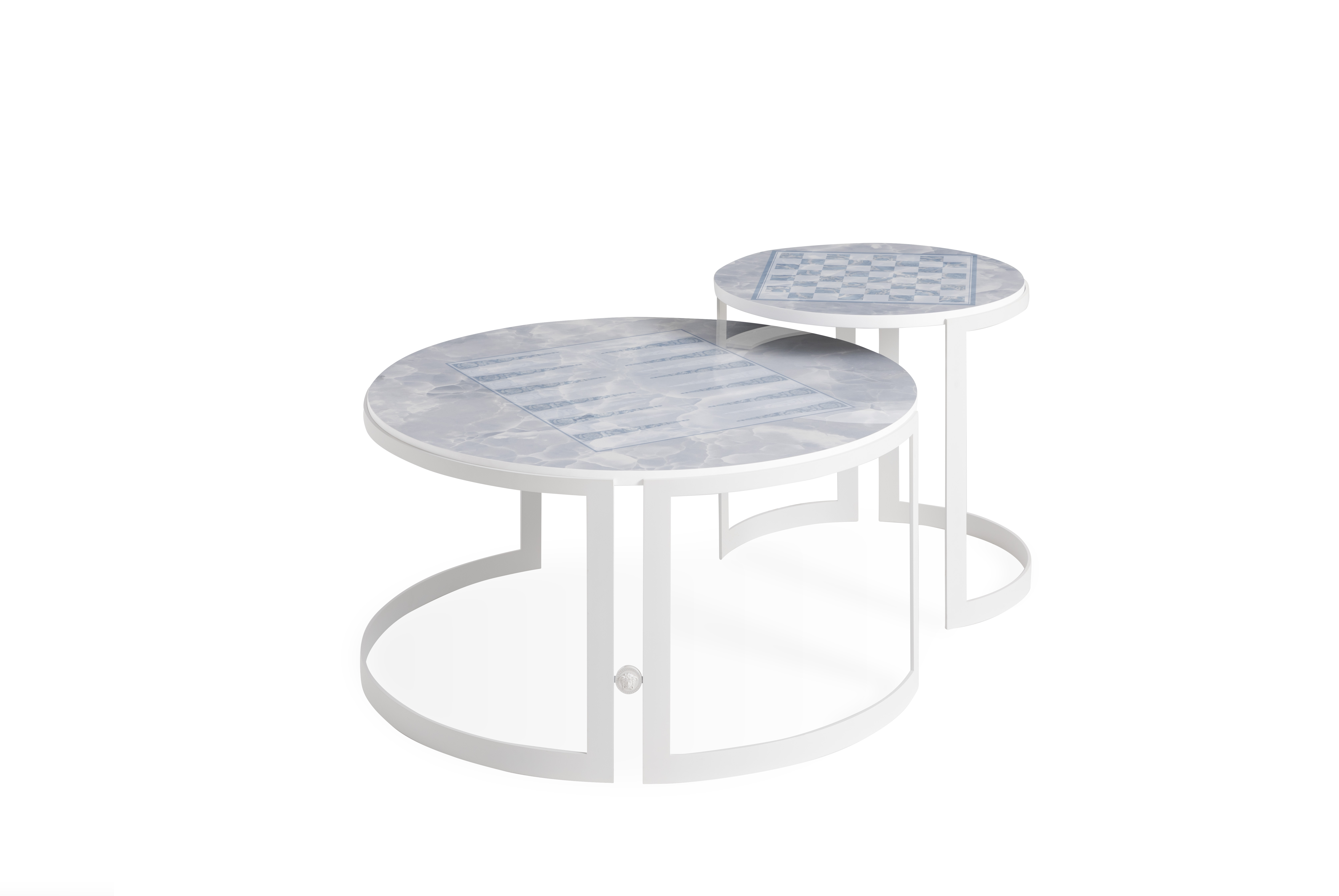 Versace Home Iconic round limited edition coffee tables