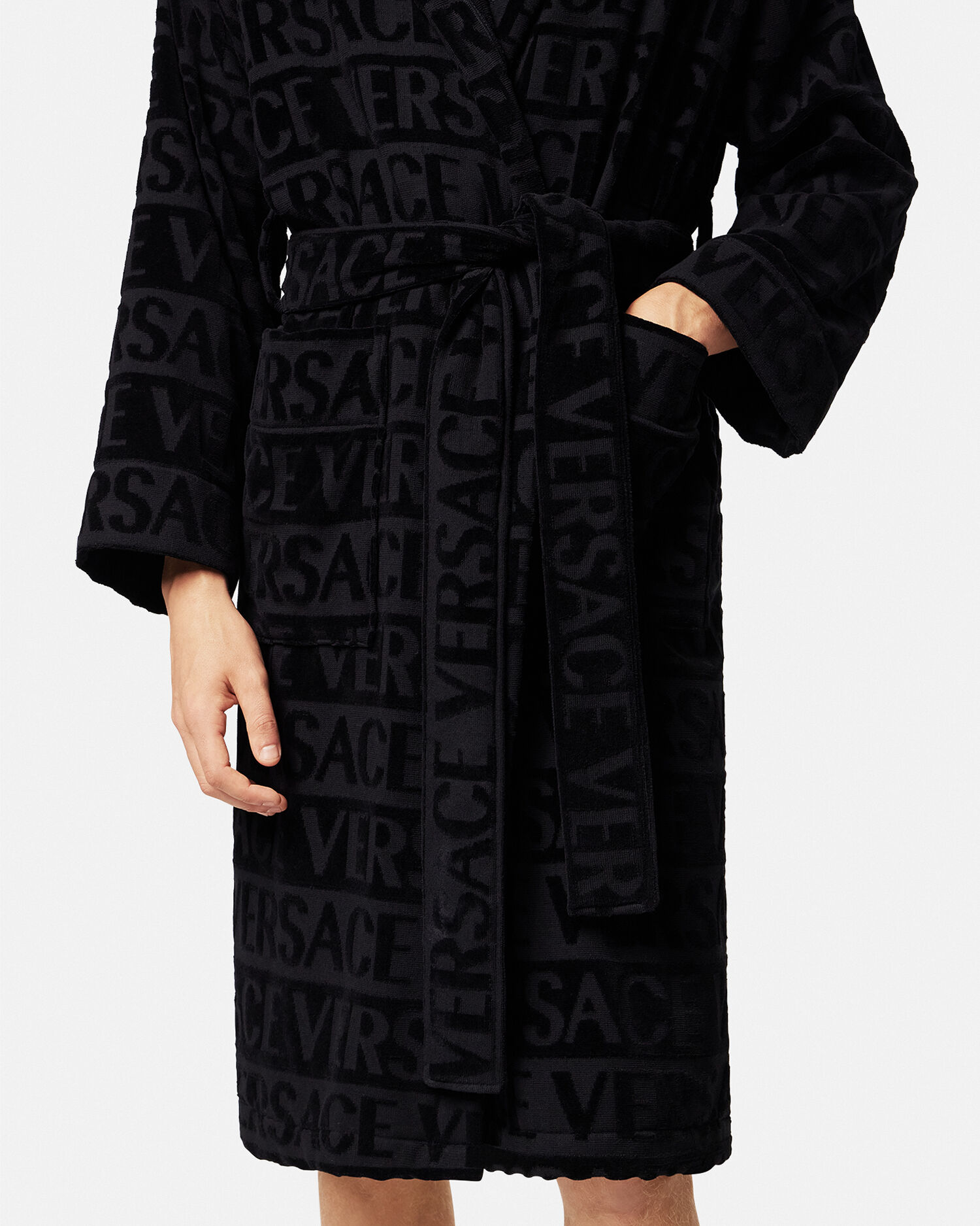 Versace Allover Bathrobe