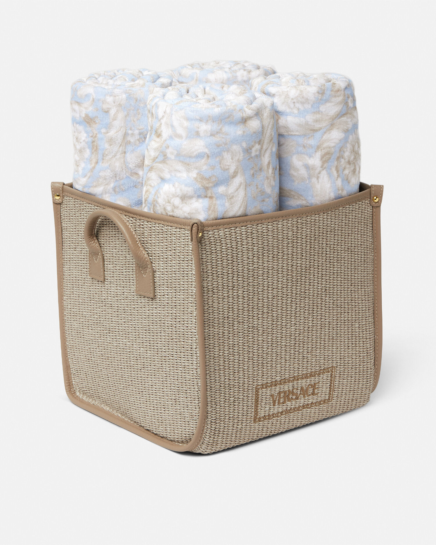 Barocco Floor Basket Towel Set