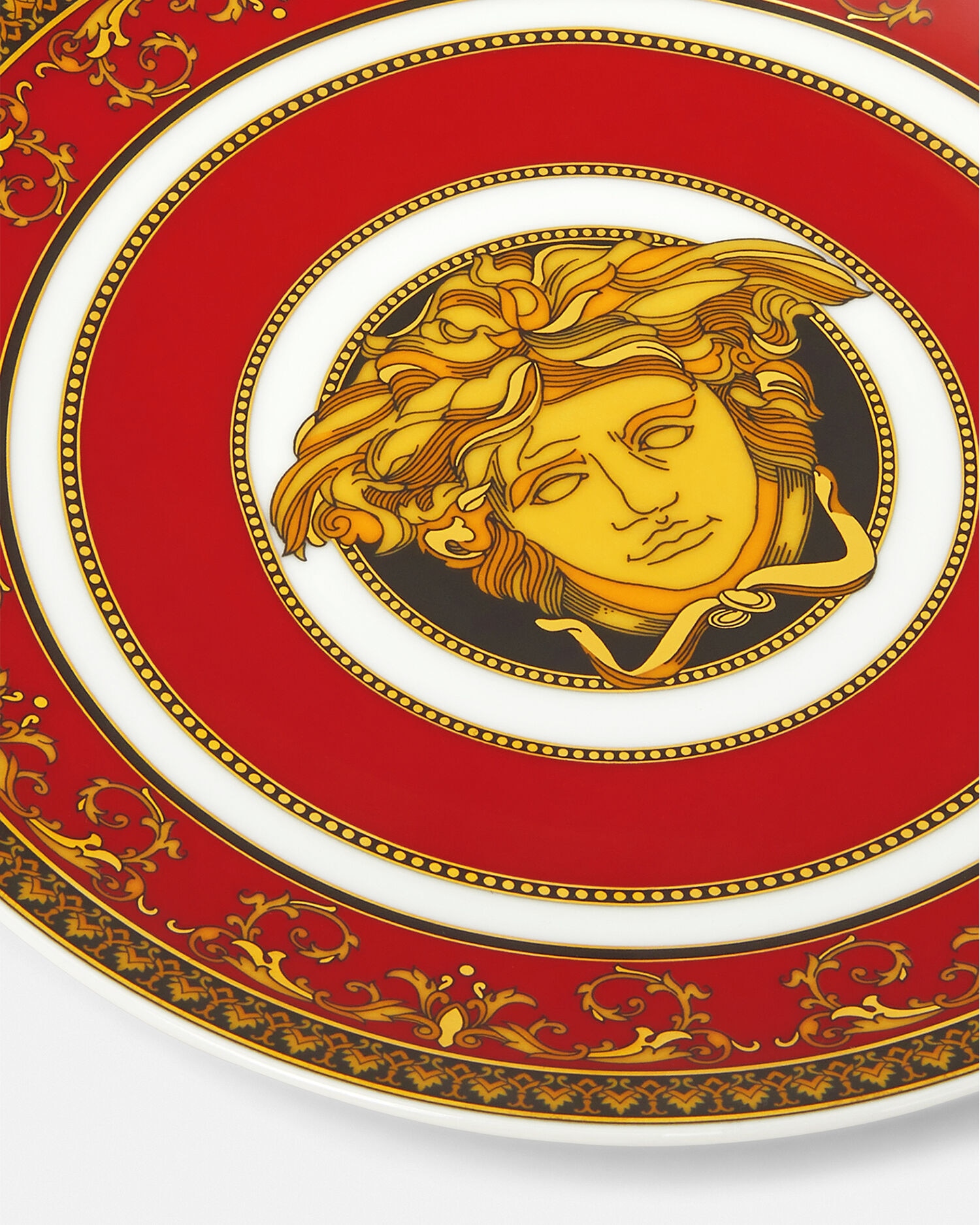 Medusa Red Small Plate 17 cm