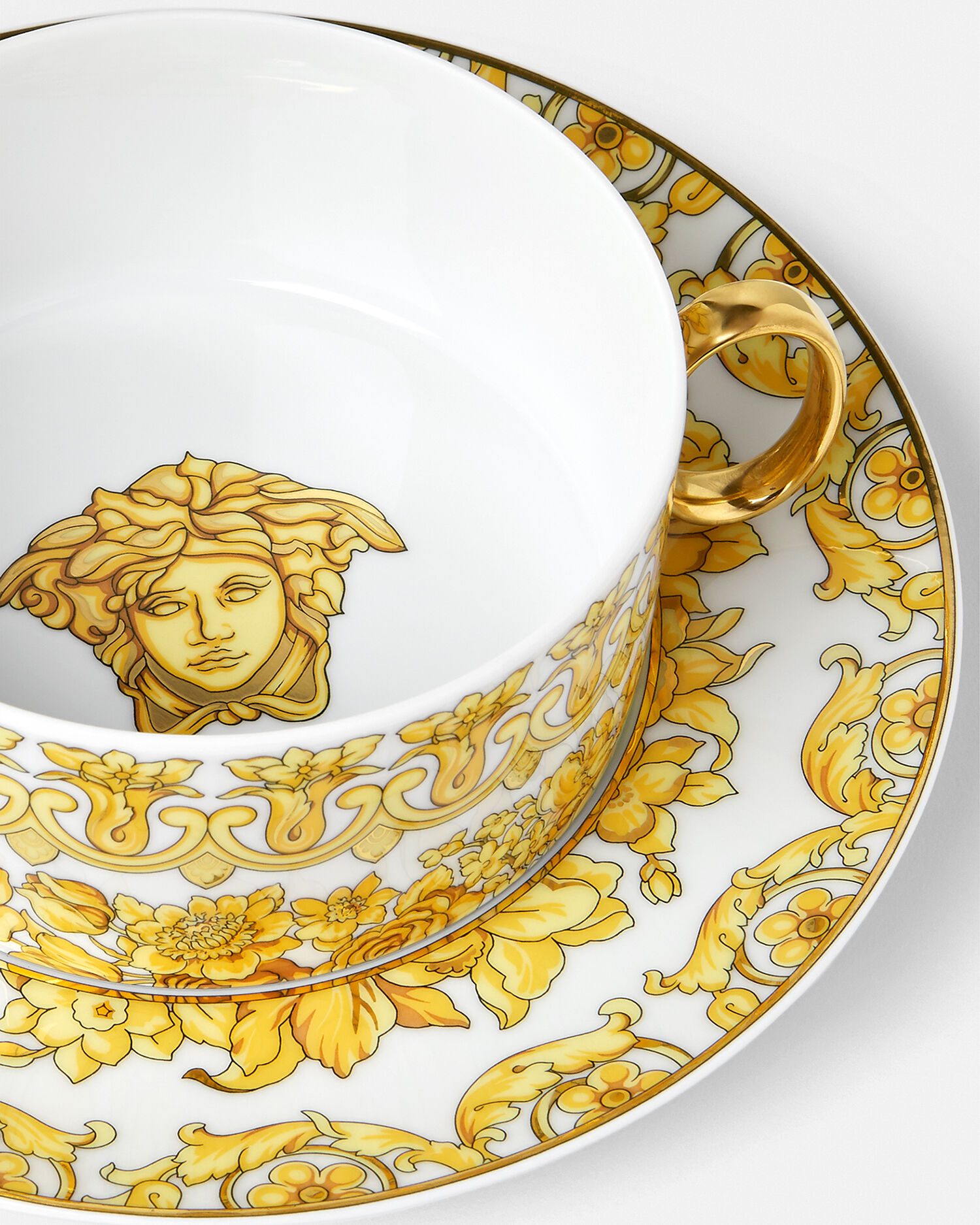 Medusa Rhapsody Soup Plate & Saucer