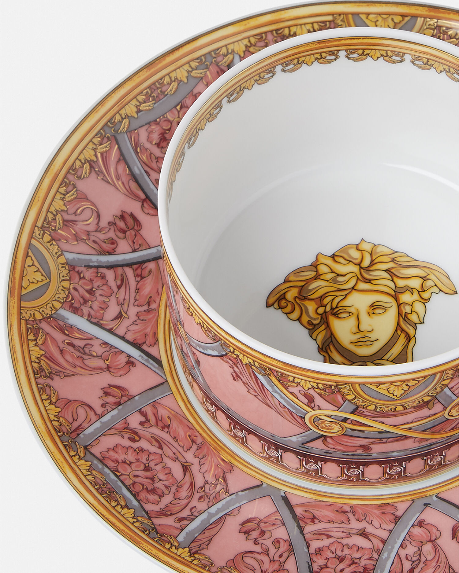 Scala del Palazzo Rosa Tea Cup & Saucer