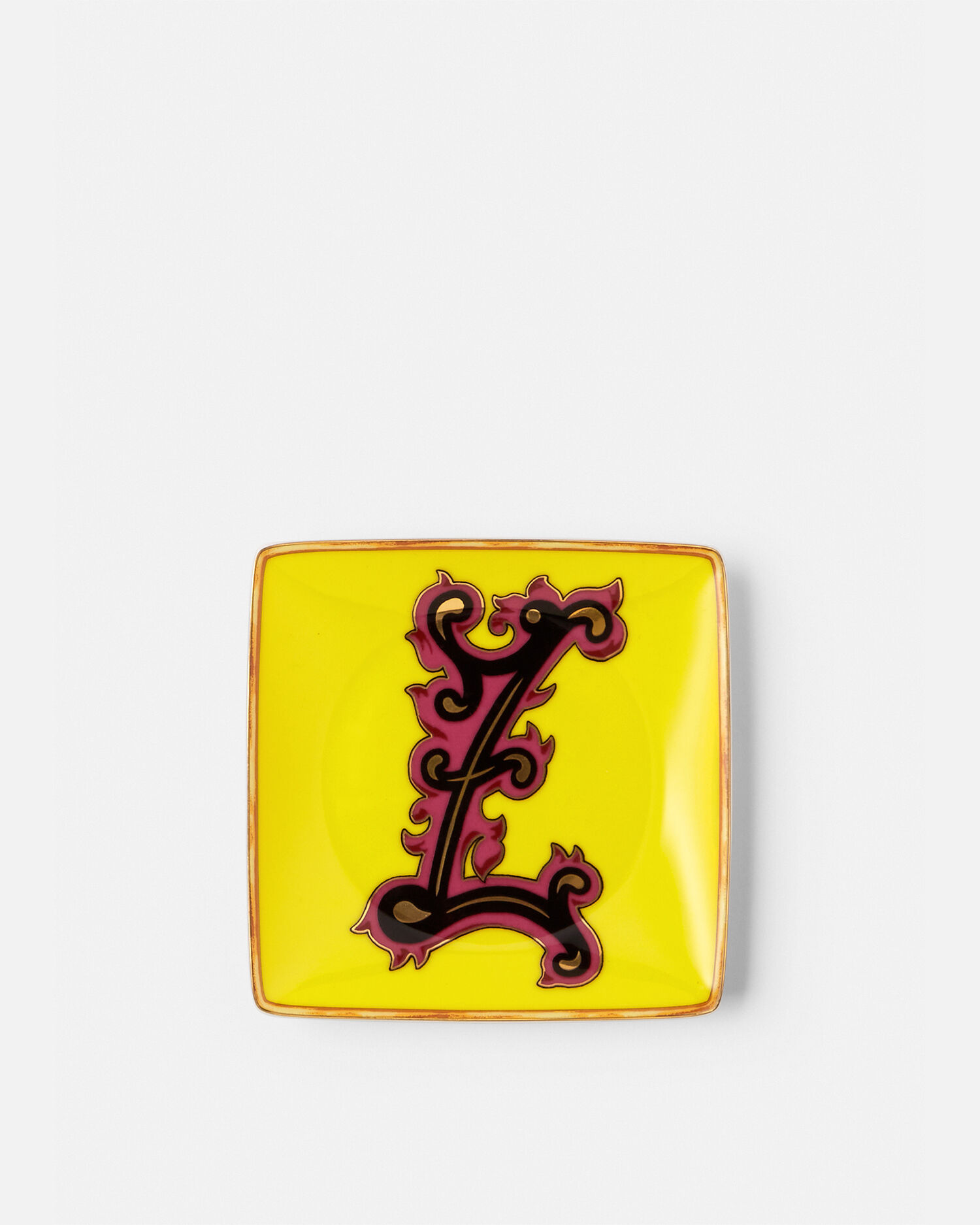 Versace Alphabet Z Square Plate 12 cm