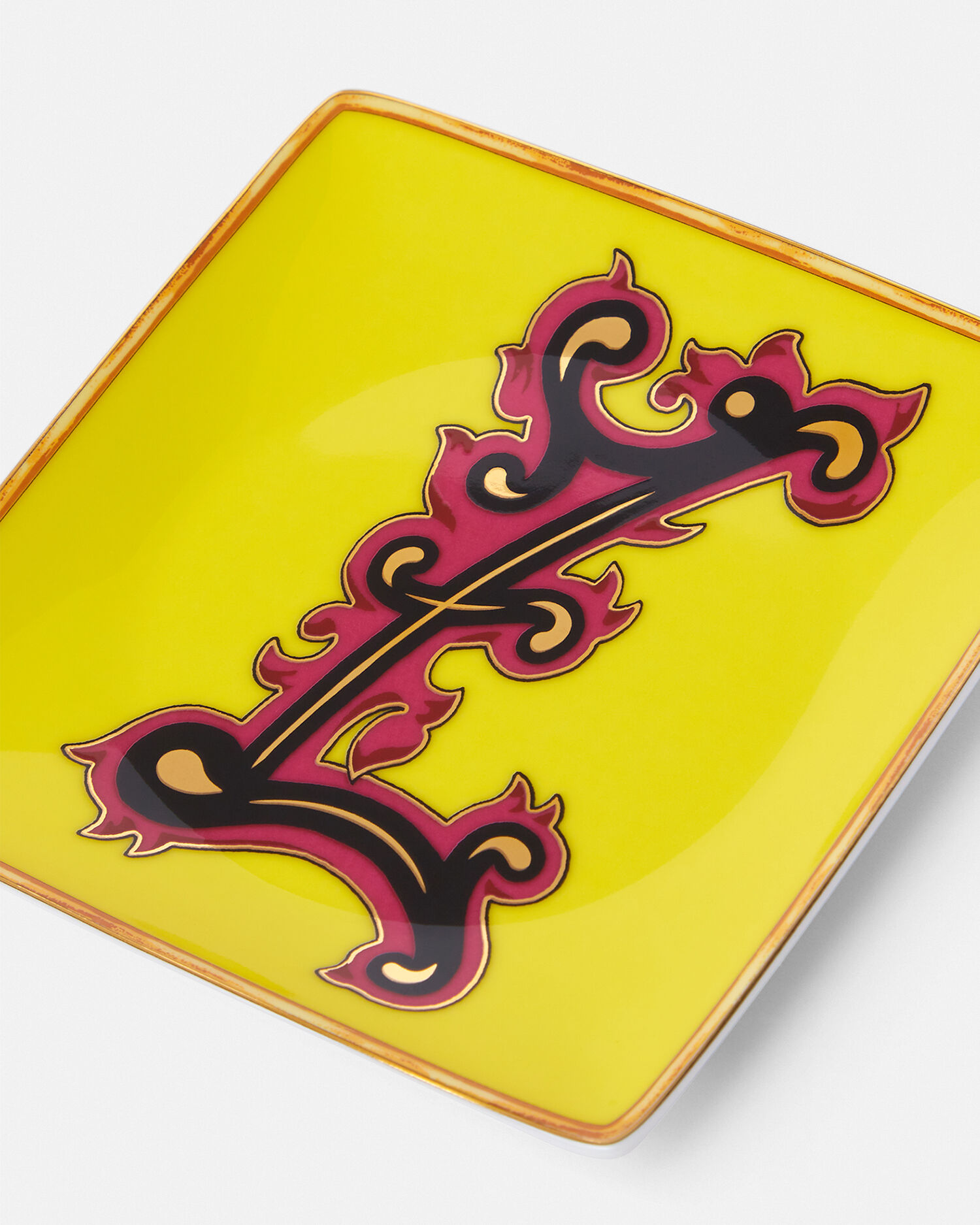 Versace Alphabet Z Square Plate 12 cm