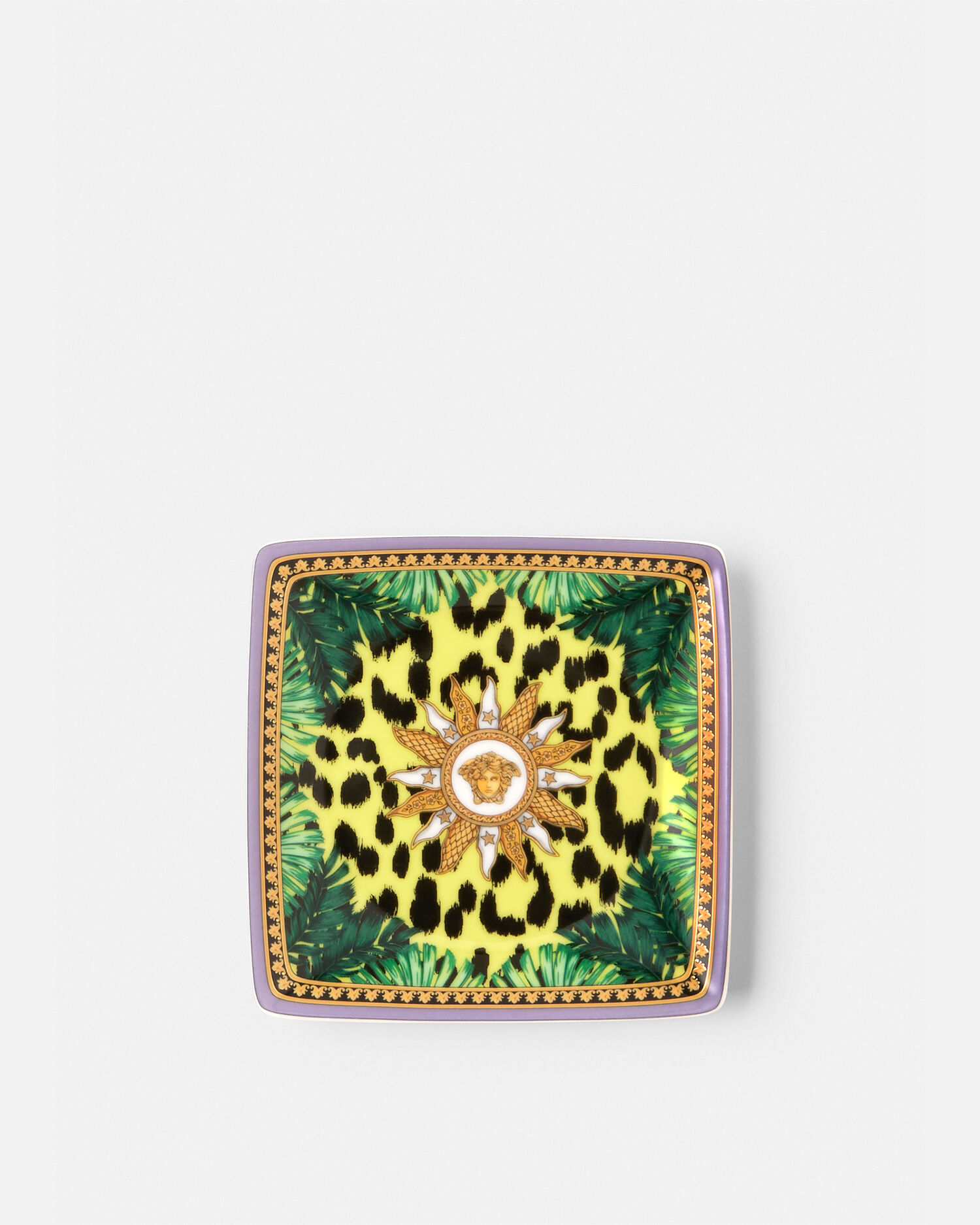 Jungle Animalier Square Plate 12 cm