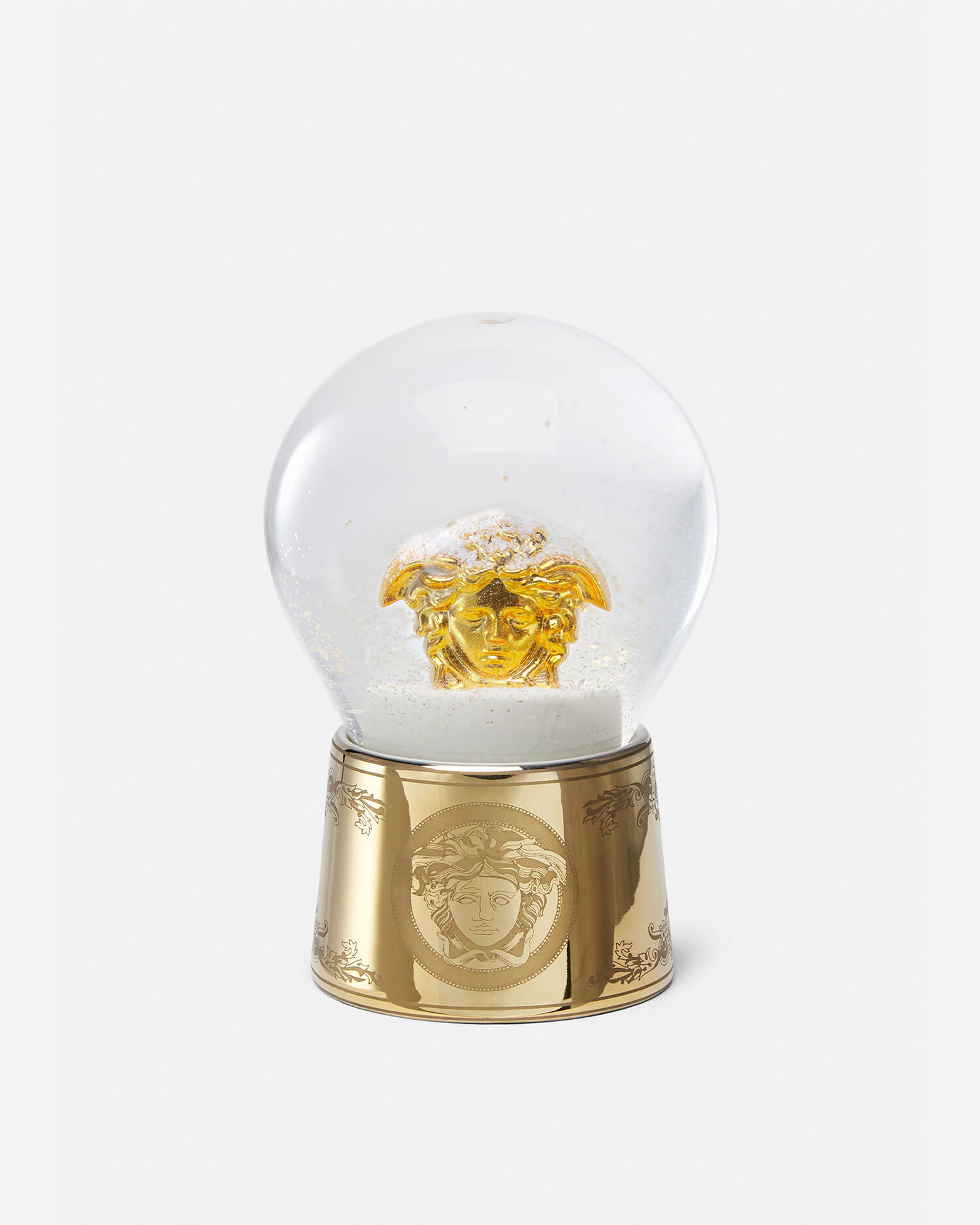 Golden Medusa Snow Globe