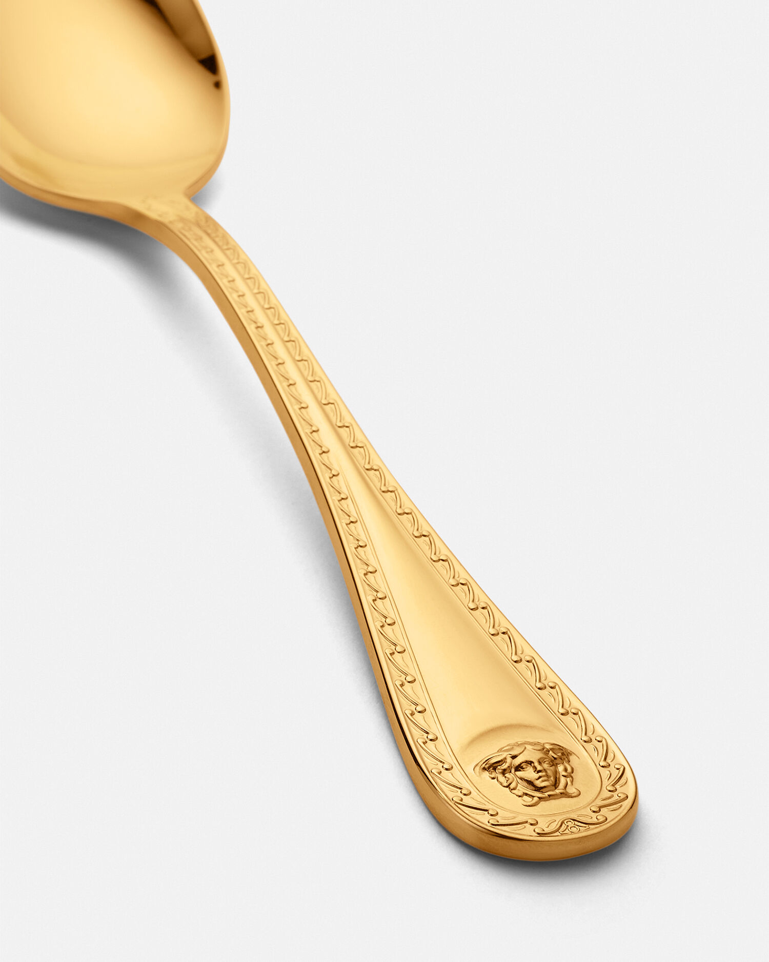 Medusa Gilded Dessert Spoon