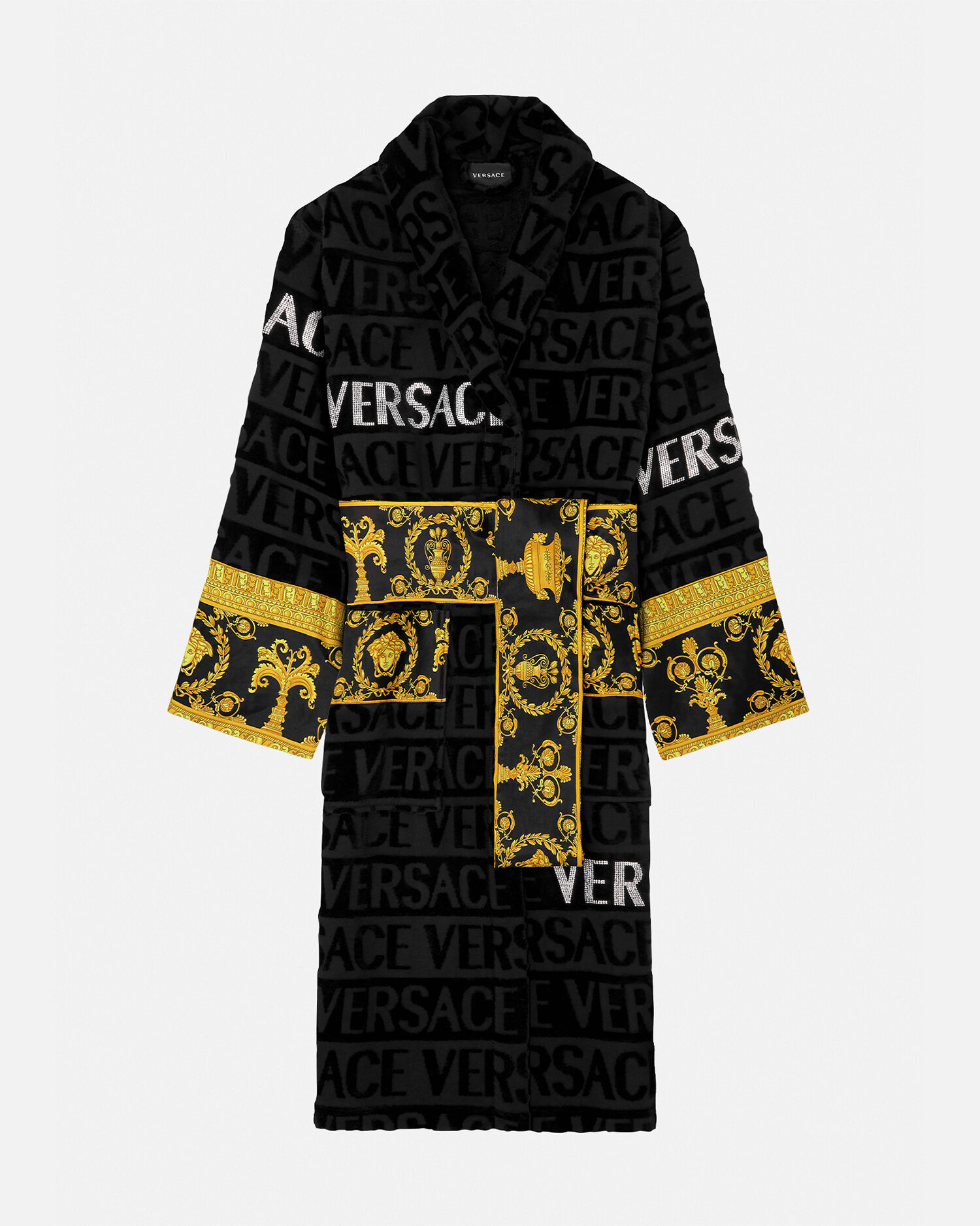 Crystal Versace Allover Bathrobe