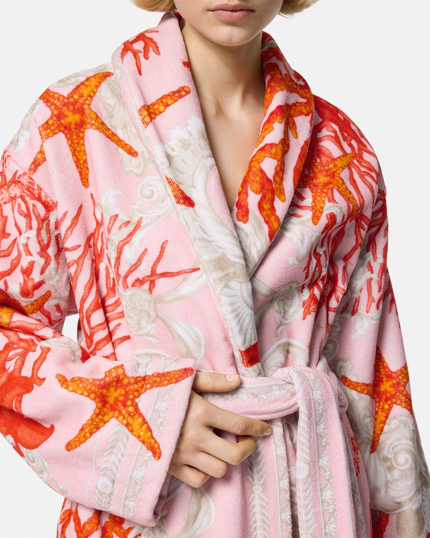 Barocco Sea Bathrobe