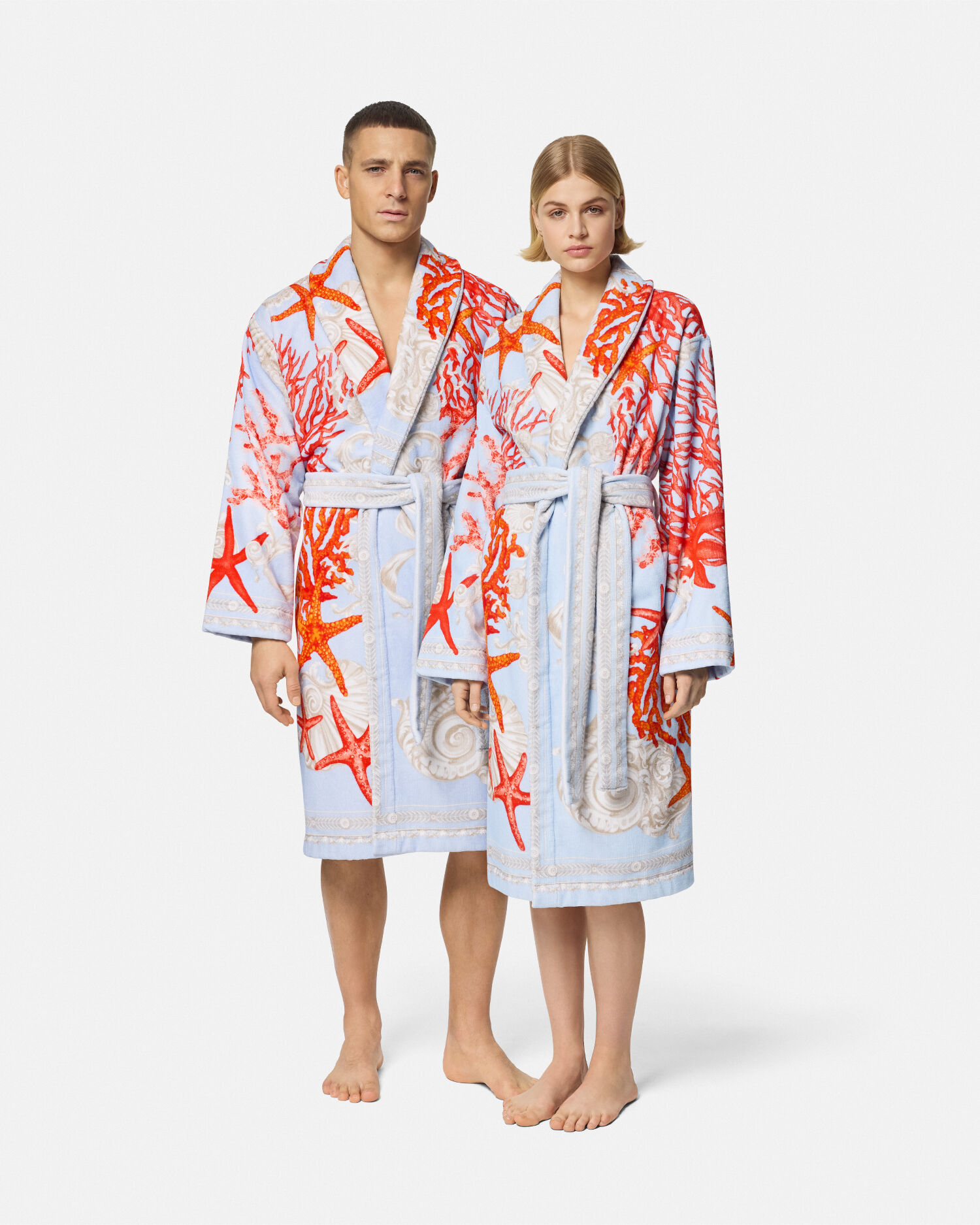 Barocco Sea Bathrobe