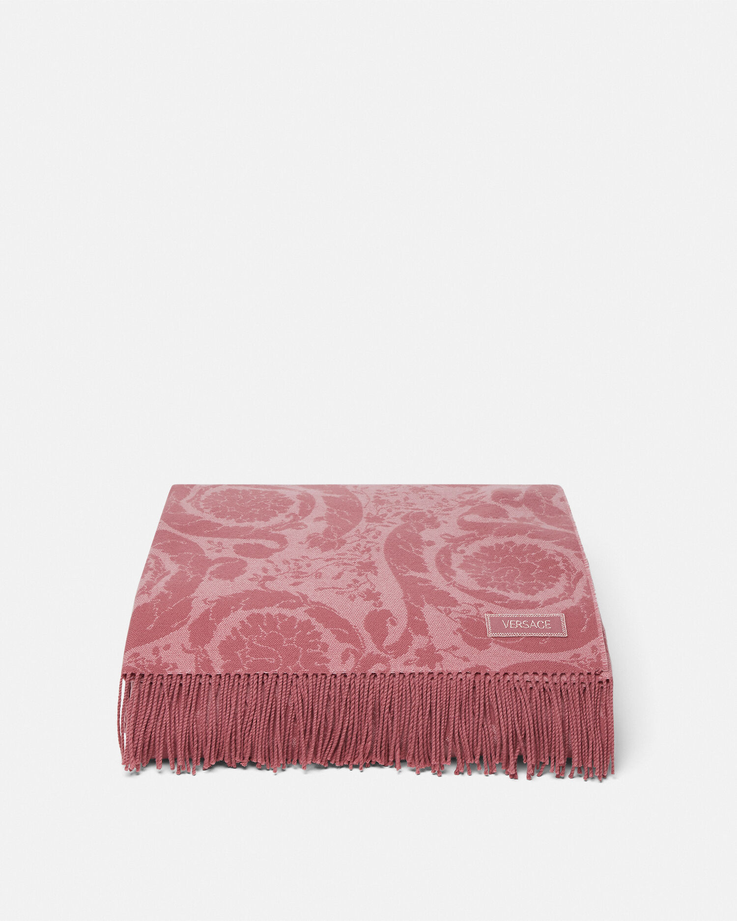 Barocco Cashmere Fringed Blanket