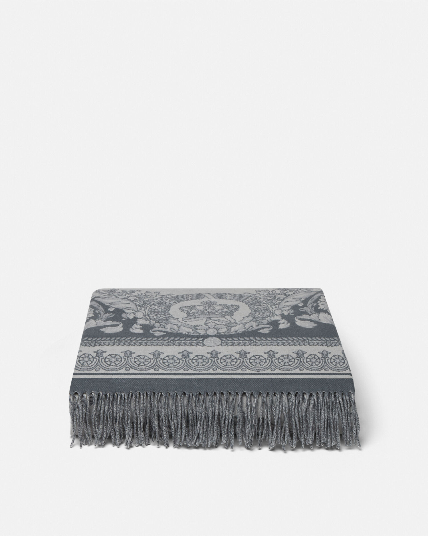 Crete de Fleur Fringed Blanket