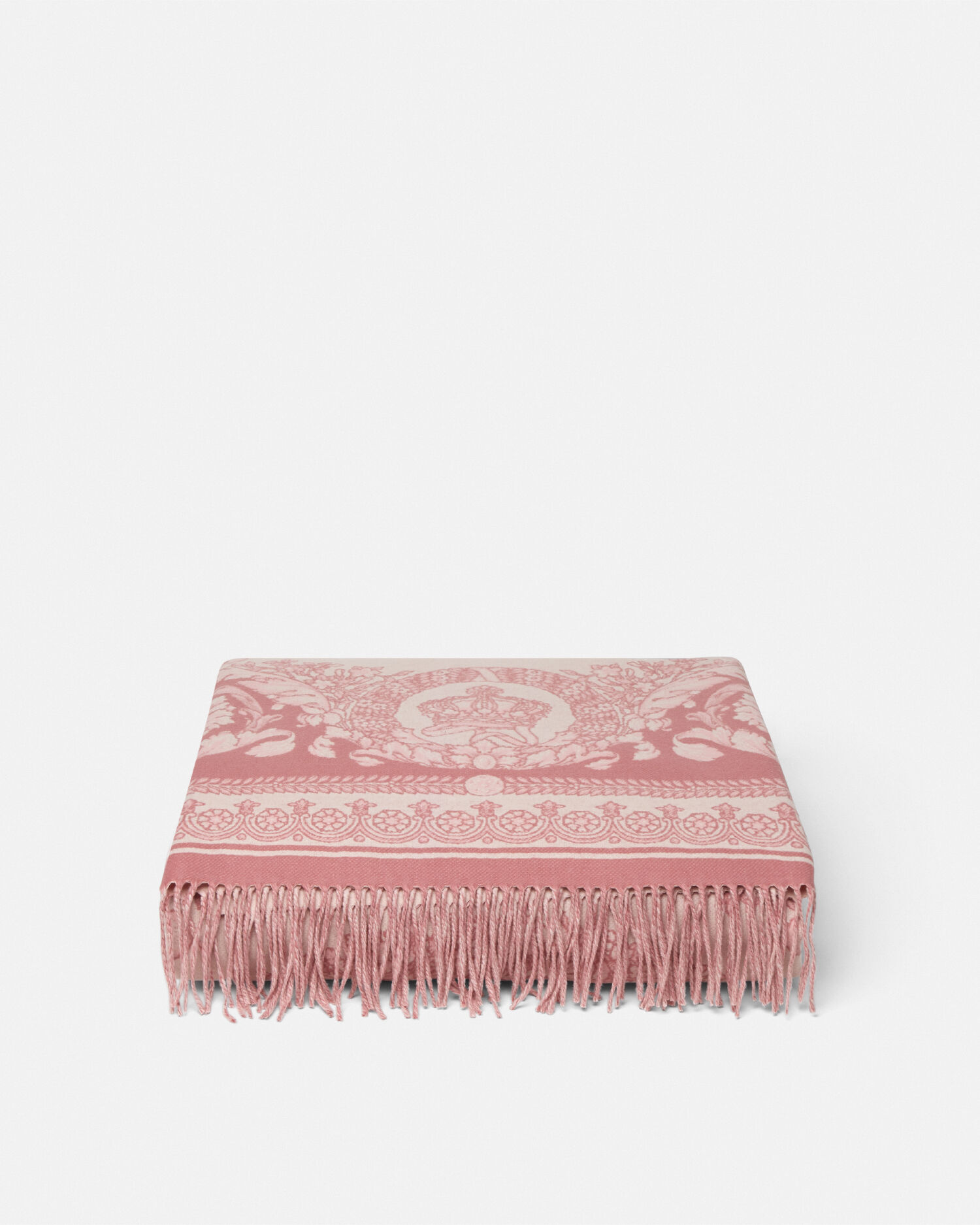 Crete de Fleur Fringed Blanket