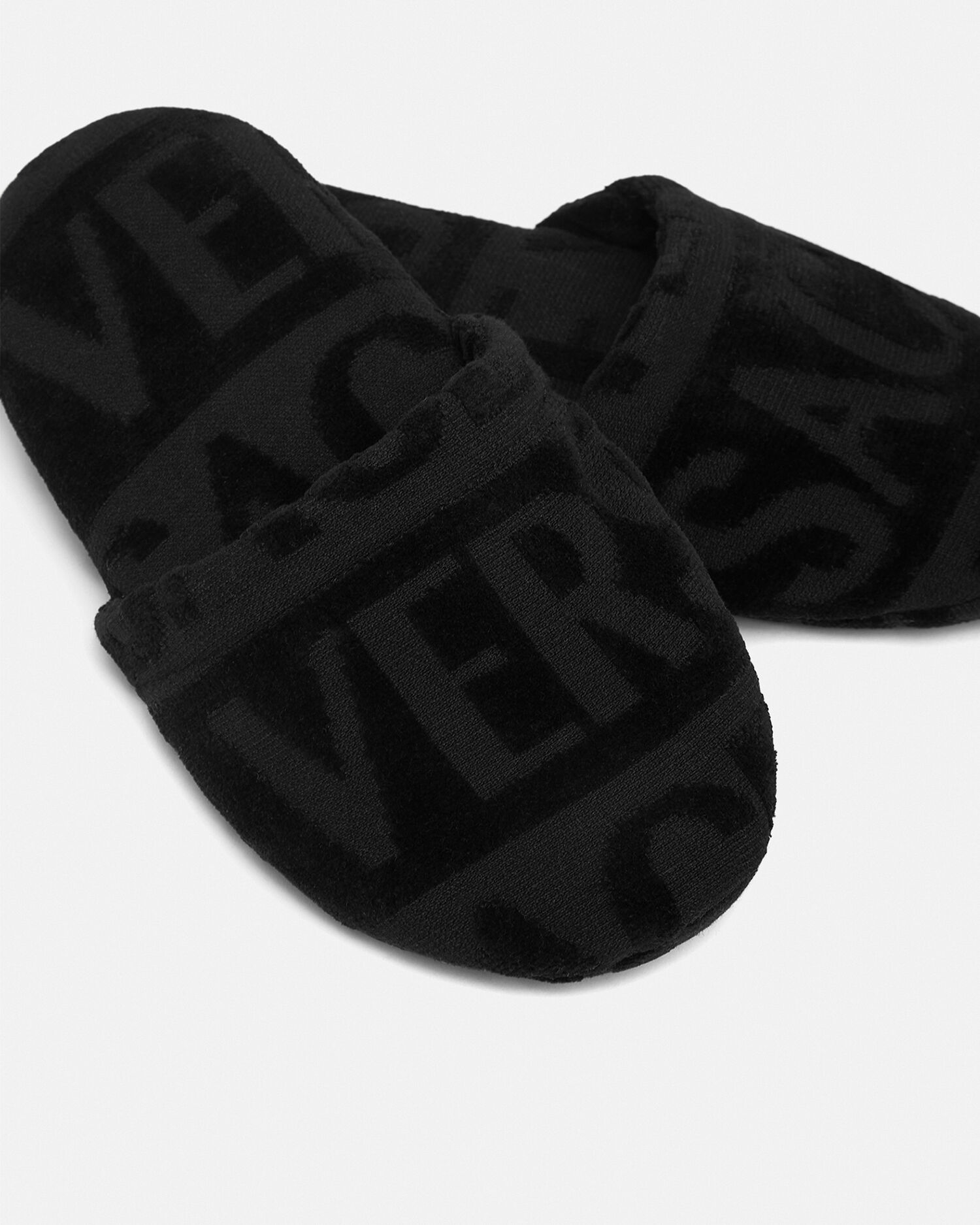 Versace Allover Towel Slippers