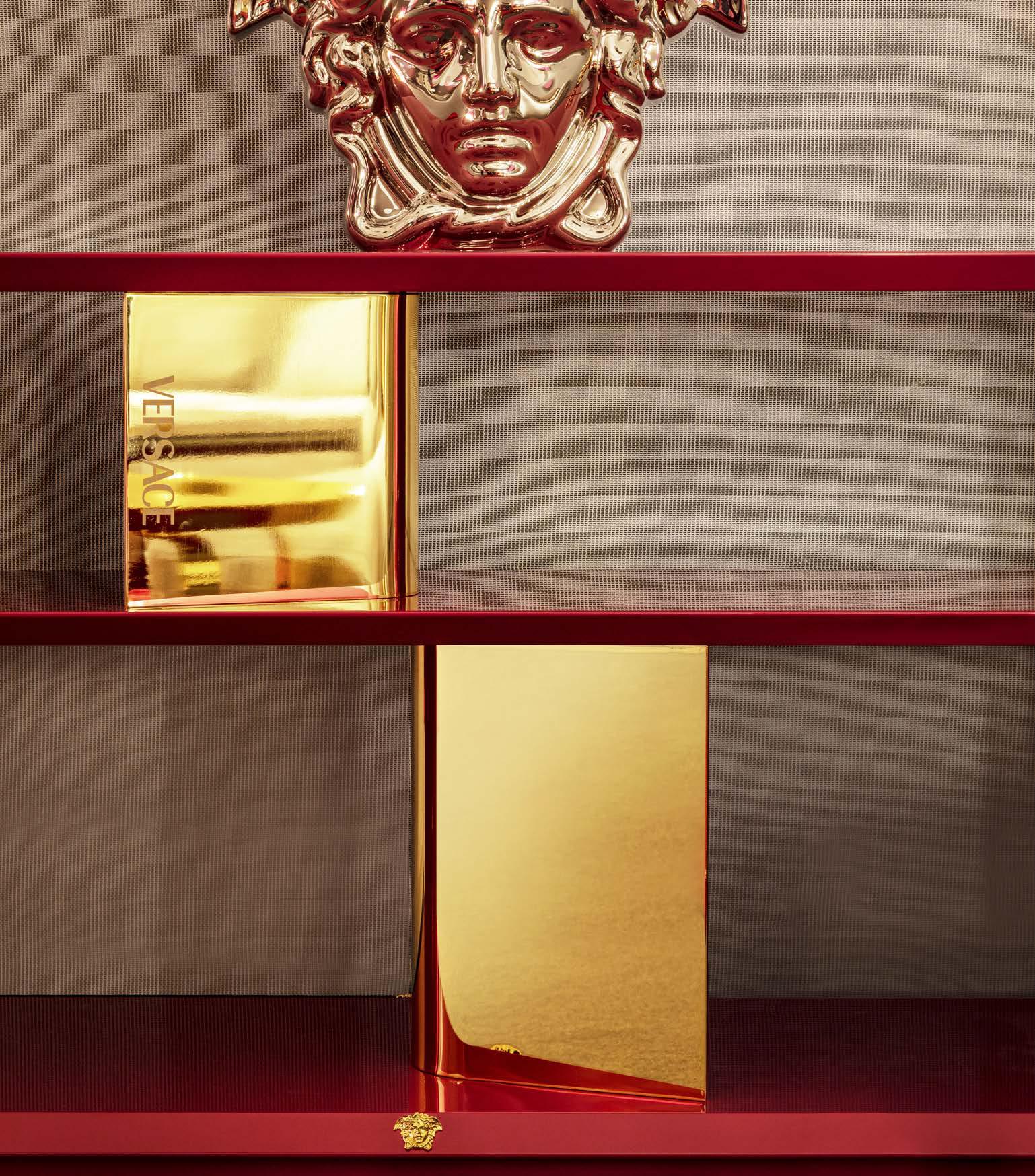 Versace Home La Greca bookshelf