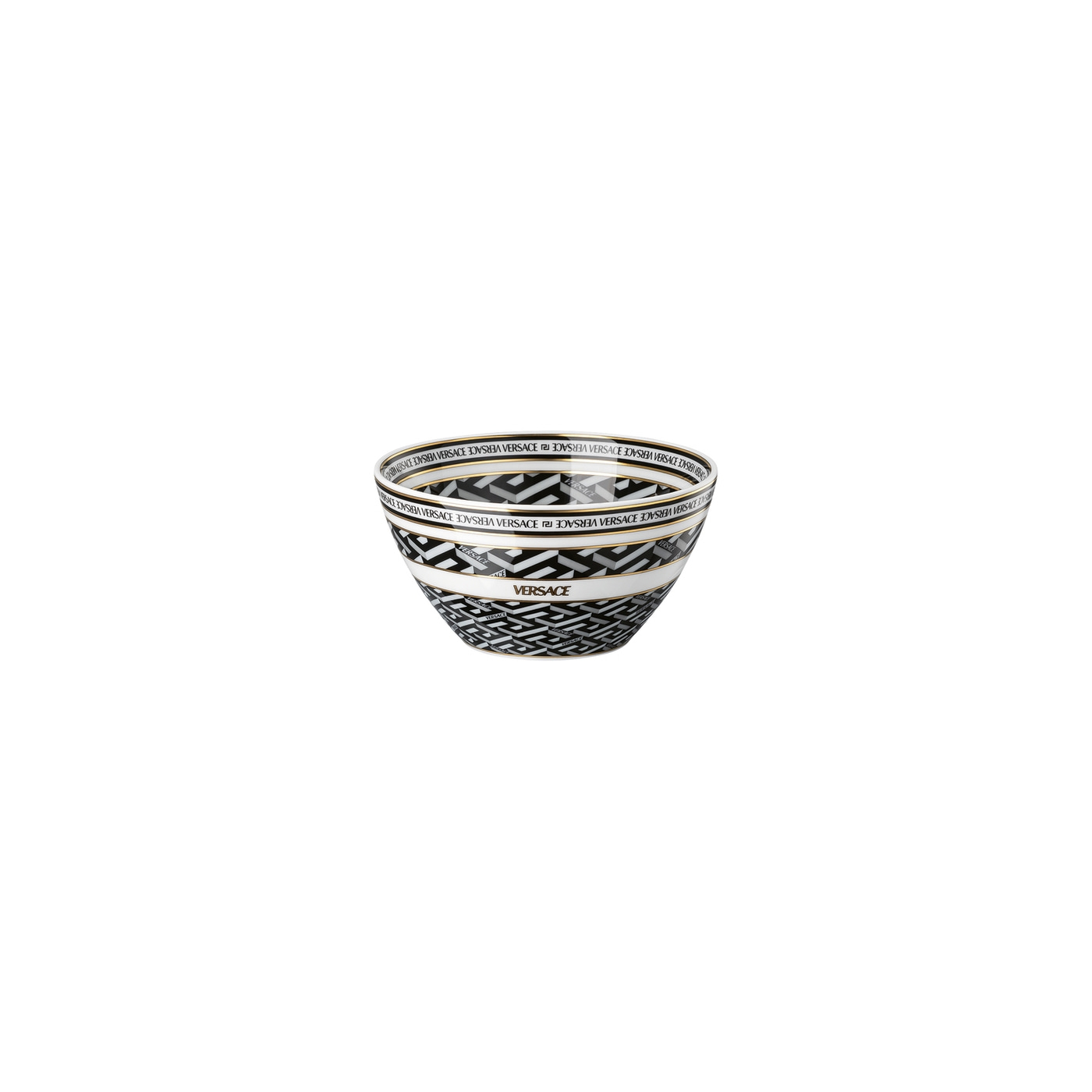 La Greca Signature black bowl, 12 cm