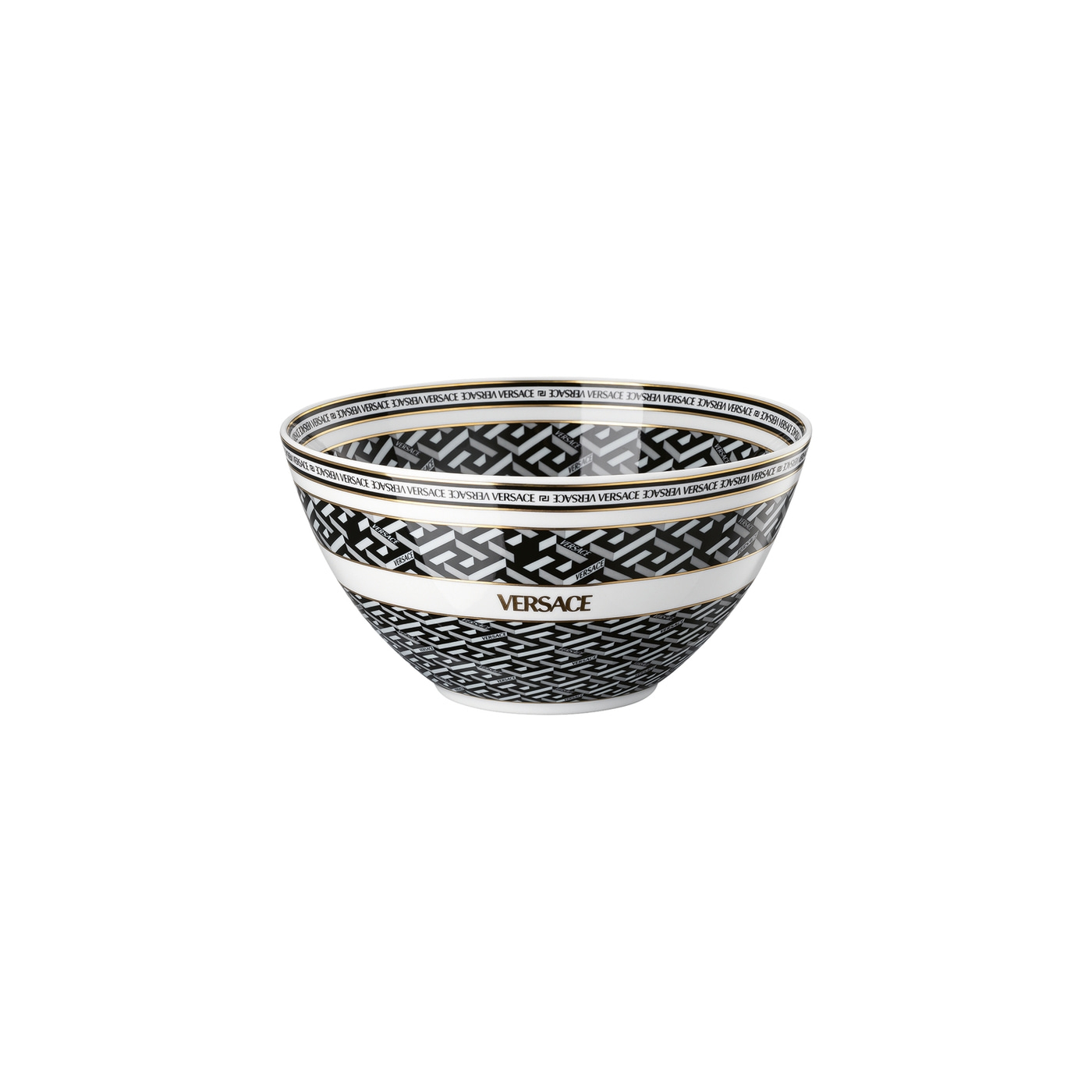 La Greca Signature black bowl, 18 cm