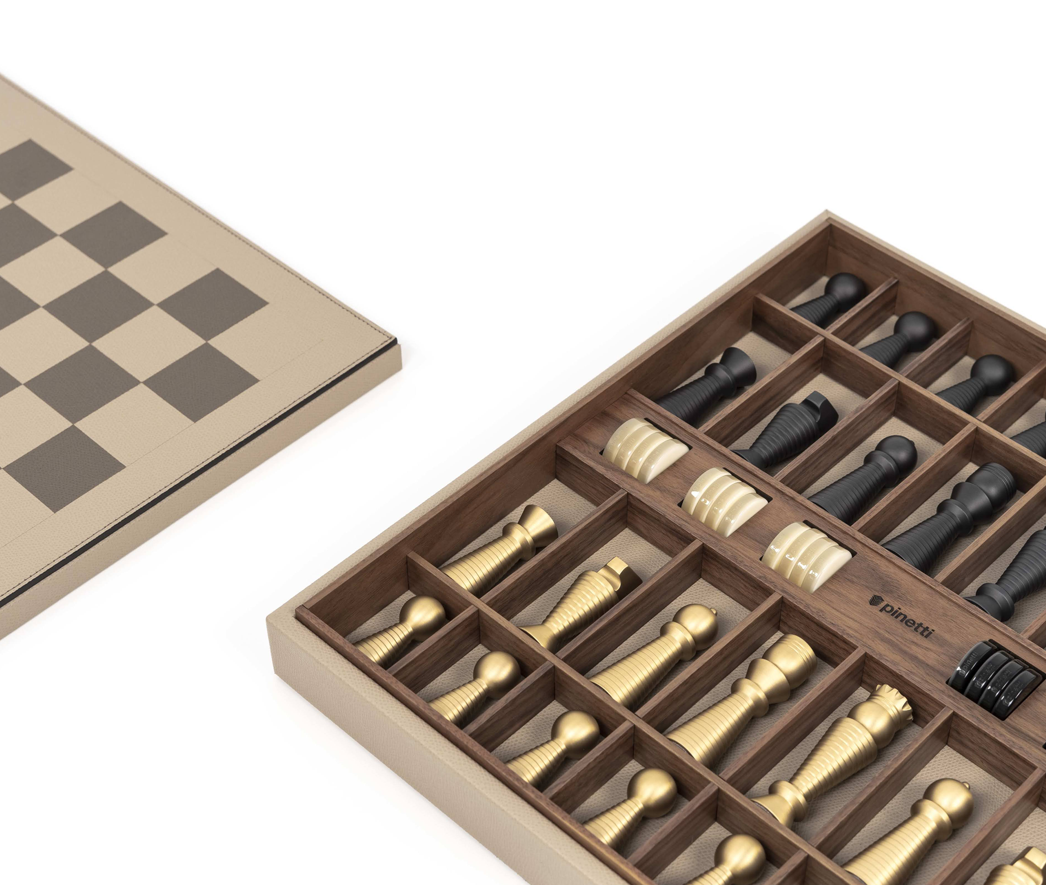 Chess & Checkers Game Board