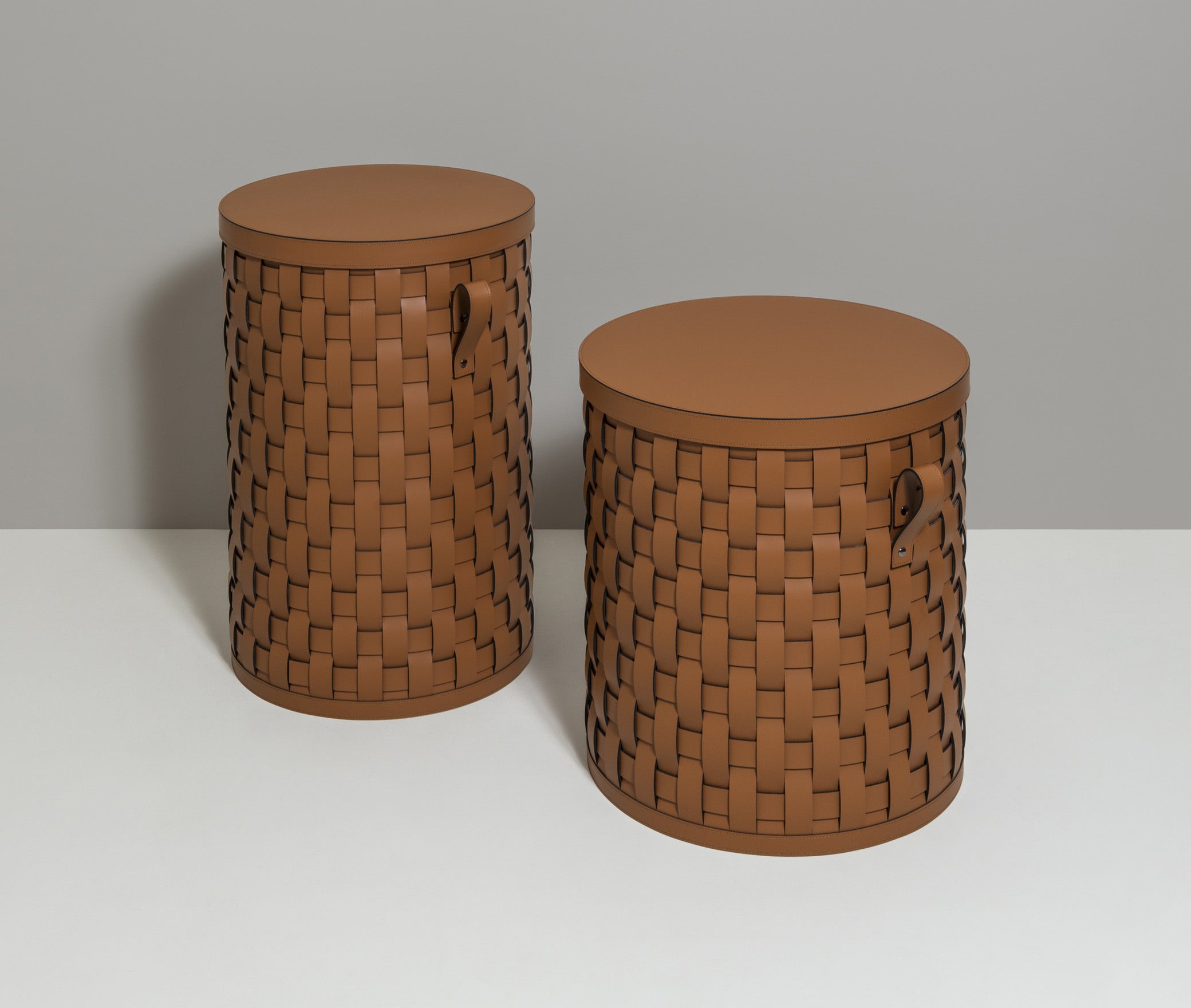 Demetra Short Round Basket