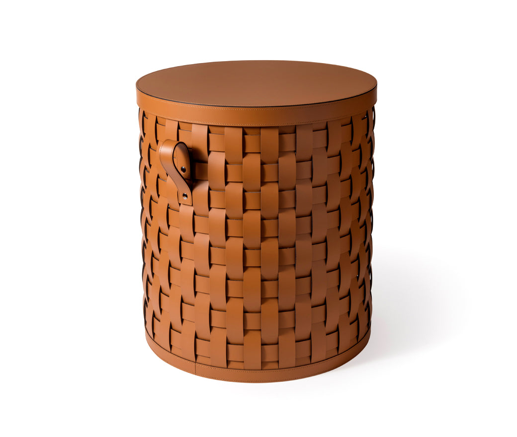 Demetra Short Round Basket