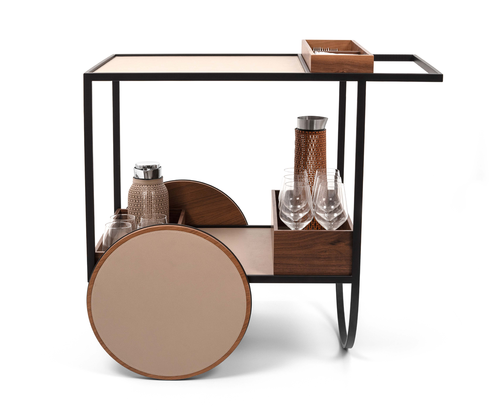 Magenta Serving Trolley