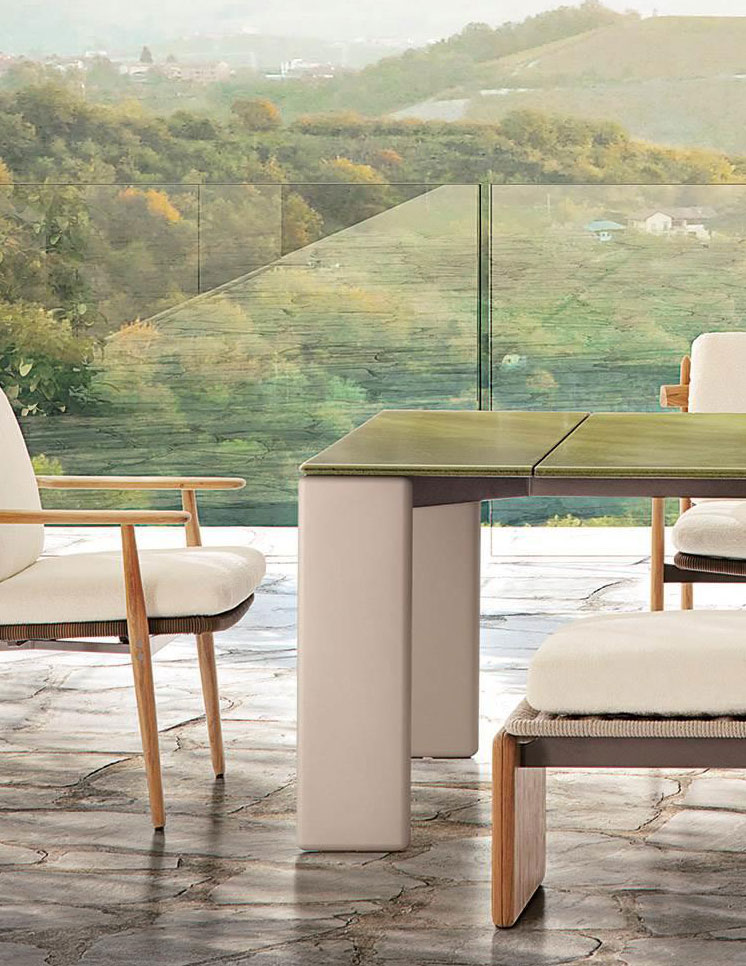 Minotti Drake dining оutdoor table