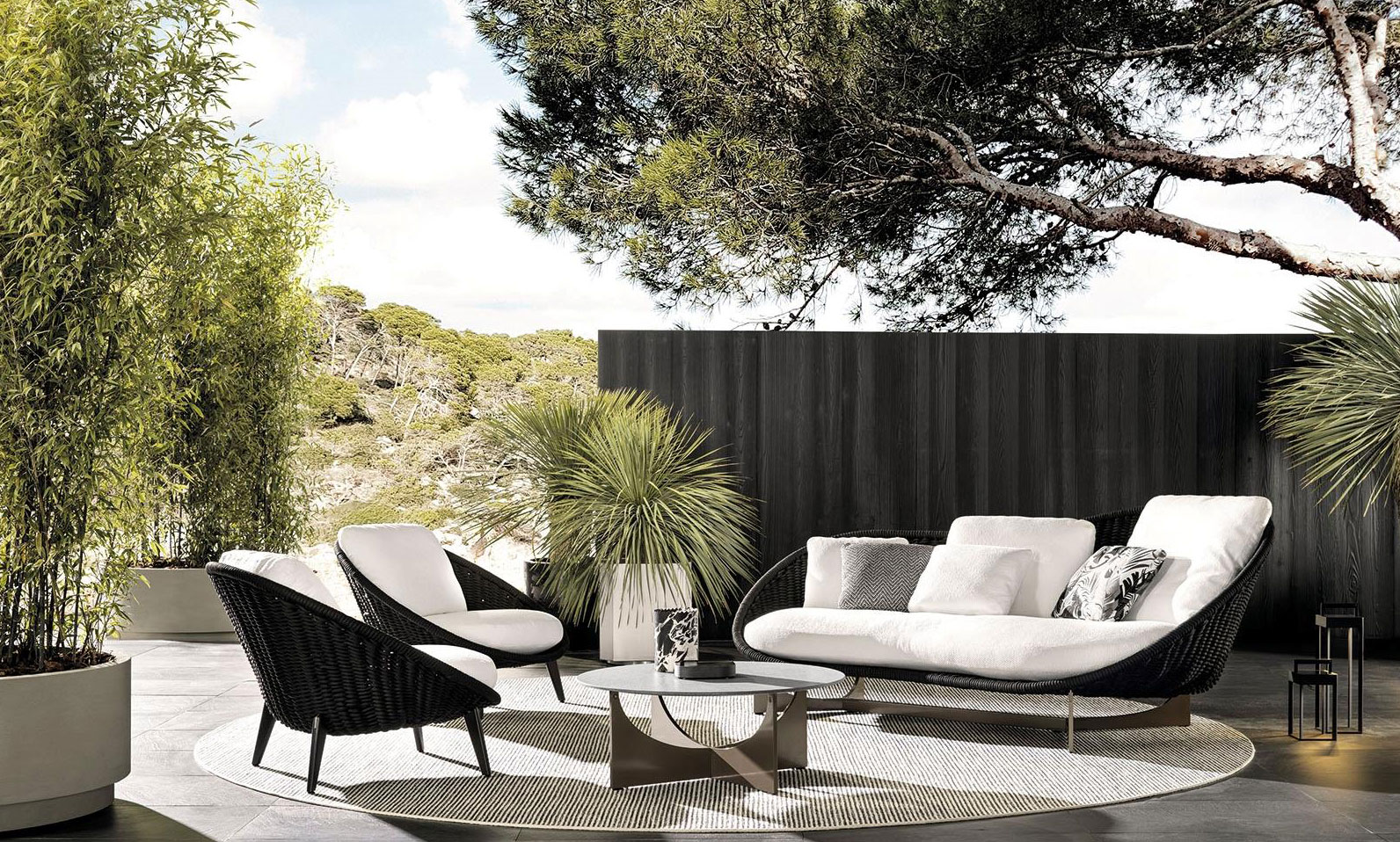 Minotti Lido outdoor sofa