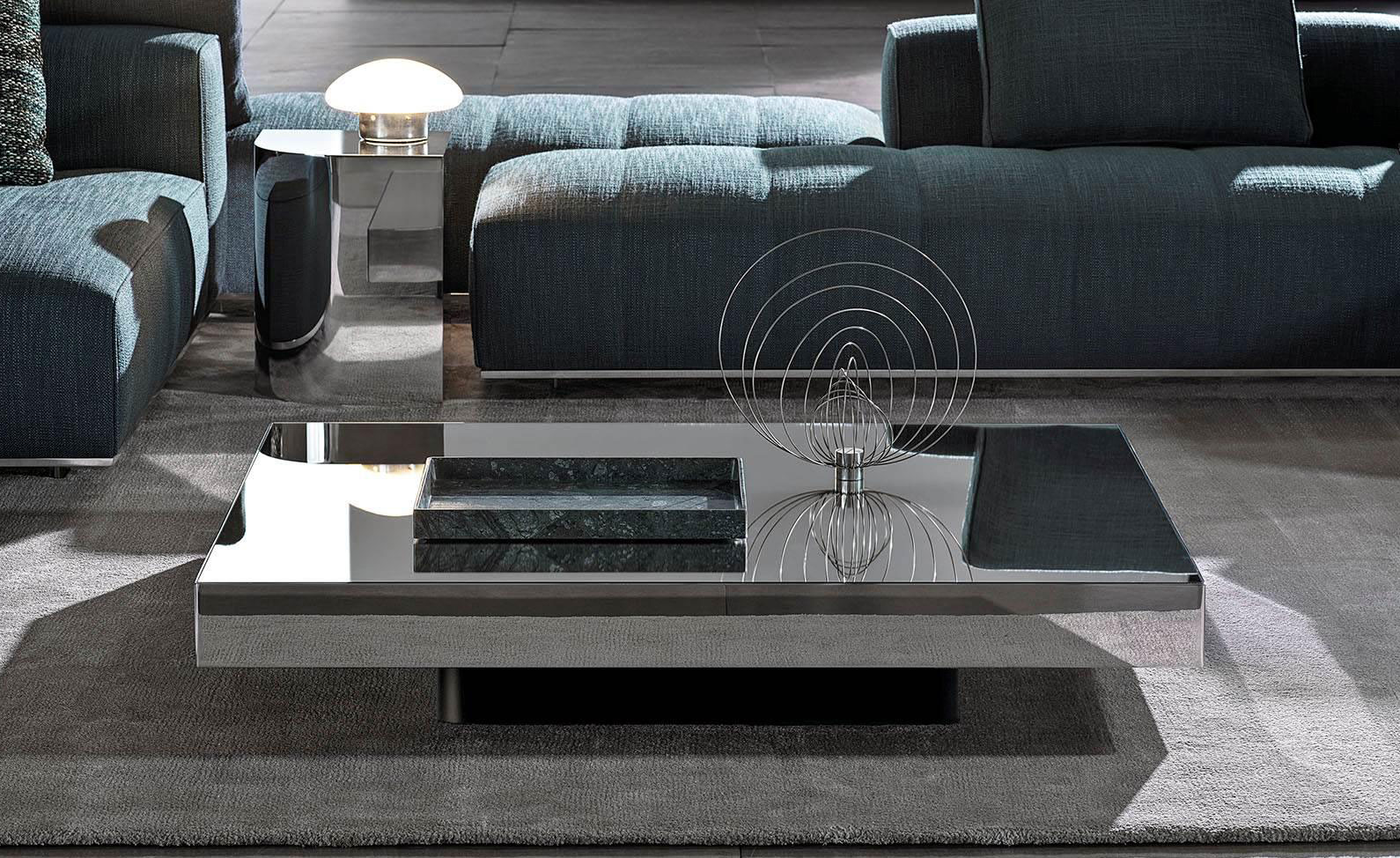 Minotti Solid Steel coffee table