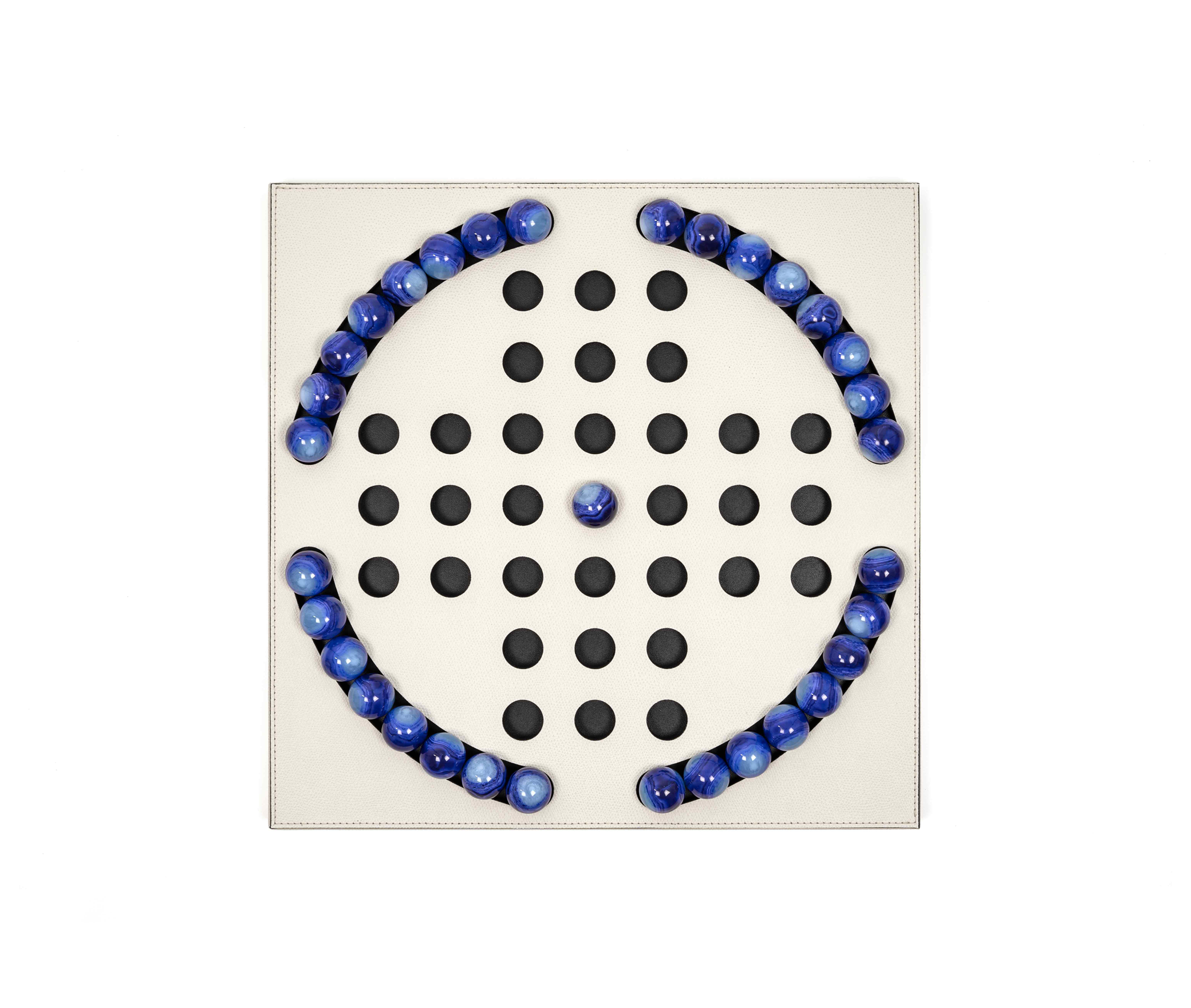 Peg Solitaire with Blue Pawns