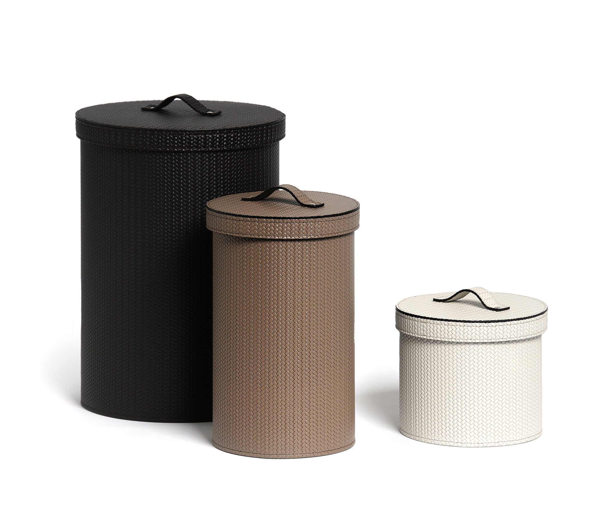 Round Paper Bin with Lid