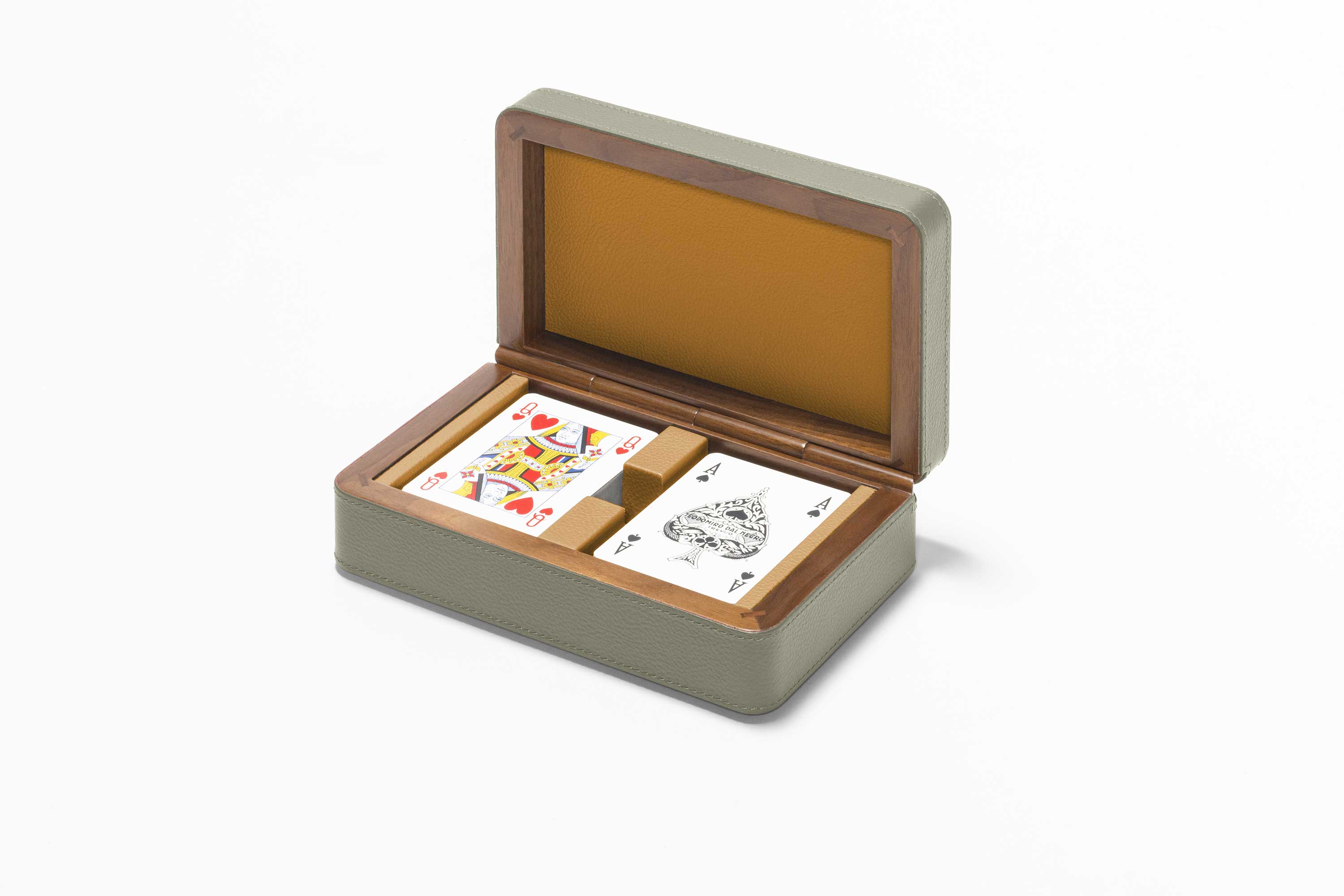 Cards wooden box | Games collection