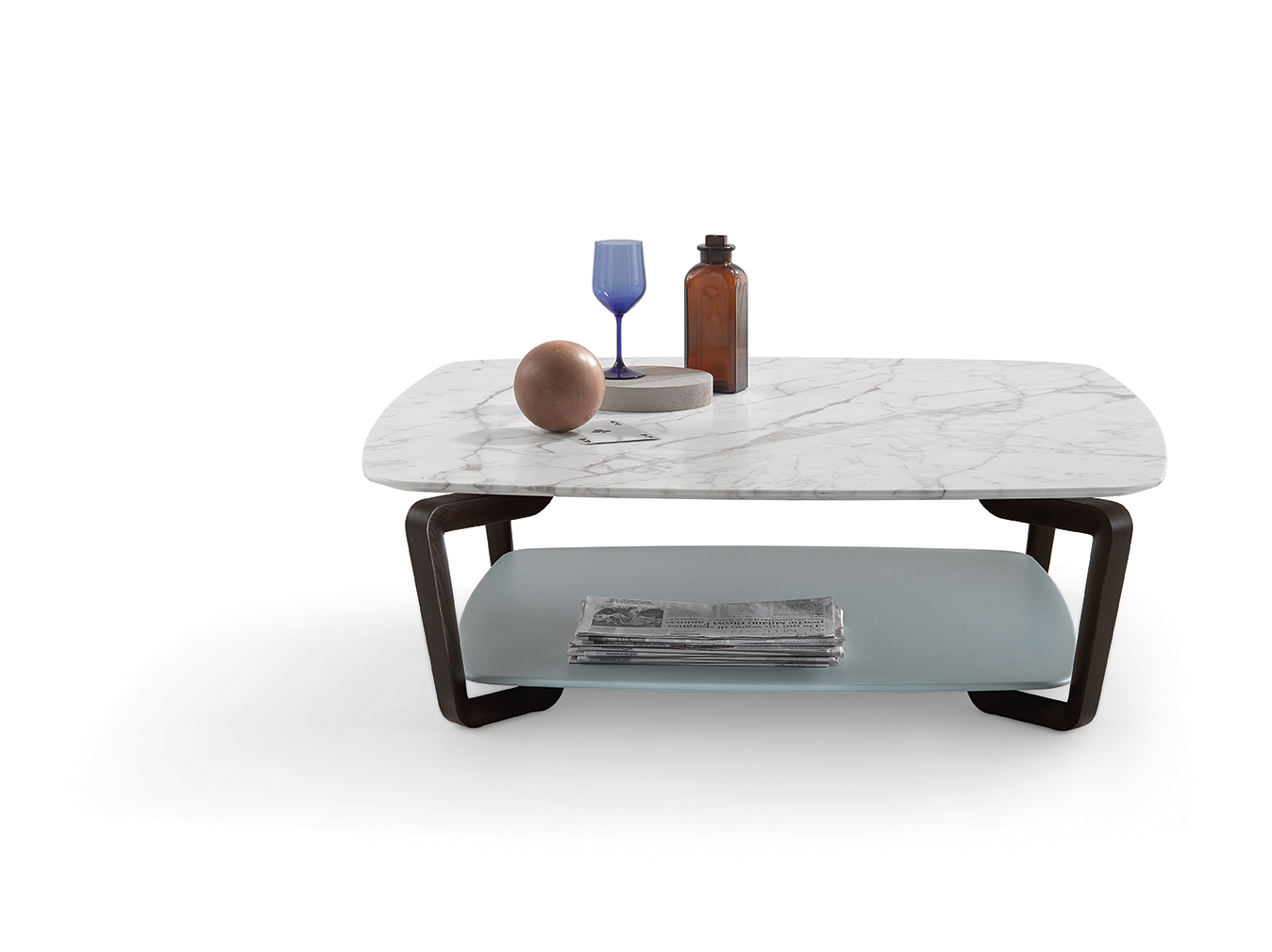 Fiorile | Small table with dual shelf