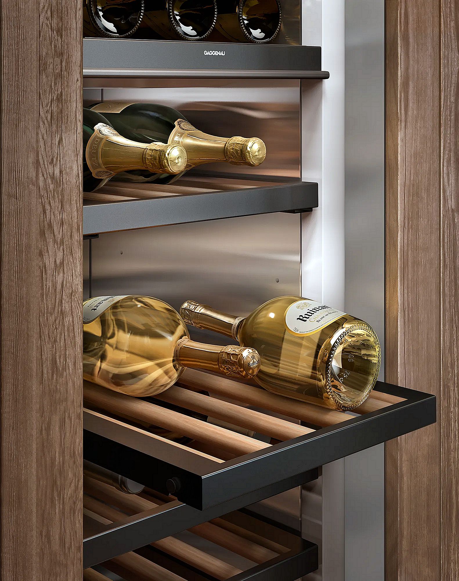 Gaggenau V.400 wine climate cabinet 45,7cm, glass 212.5 x 45.1 cm