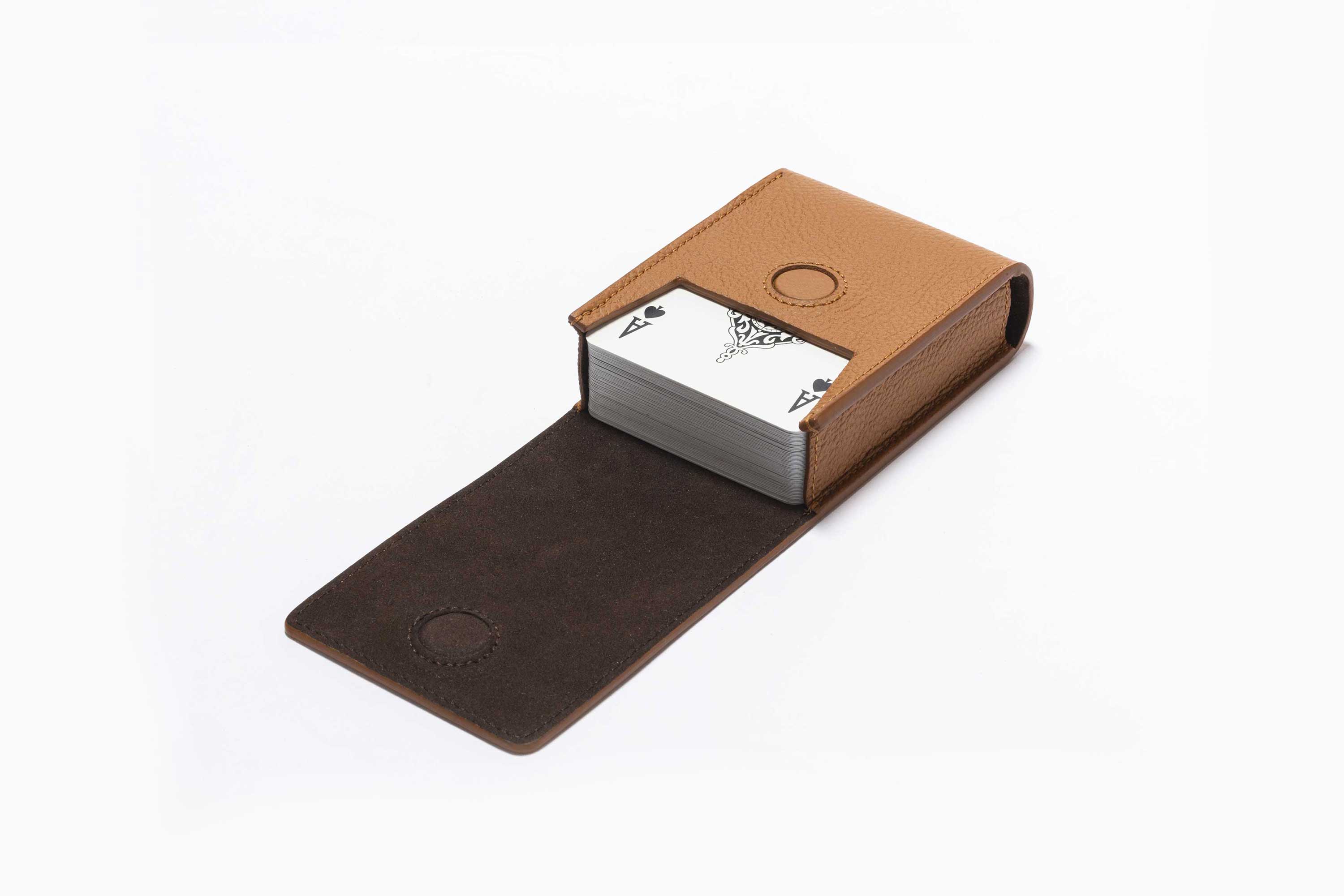 Games collection | Playing card leather pochette