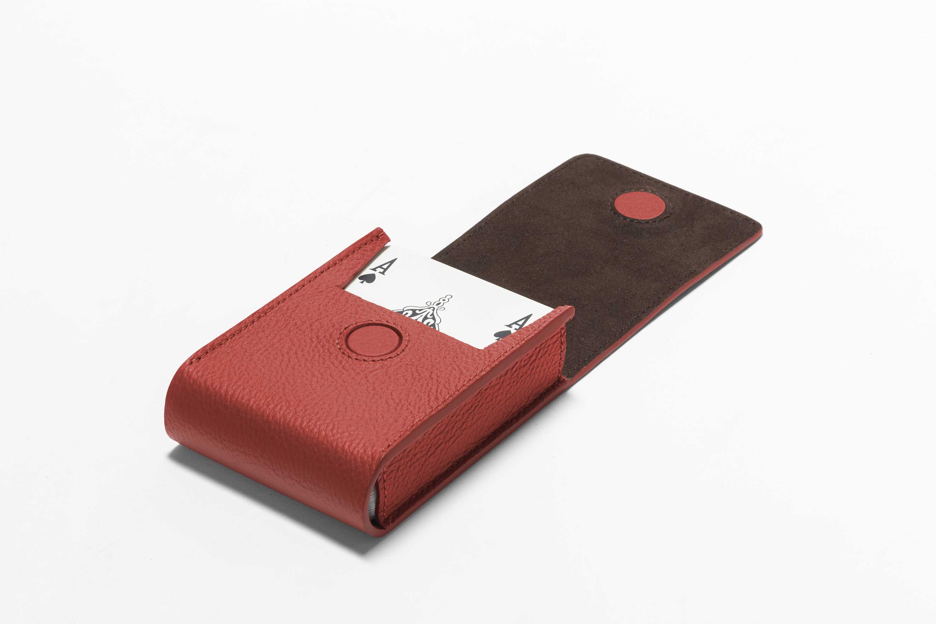 Games collection | Playing card leather pochette