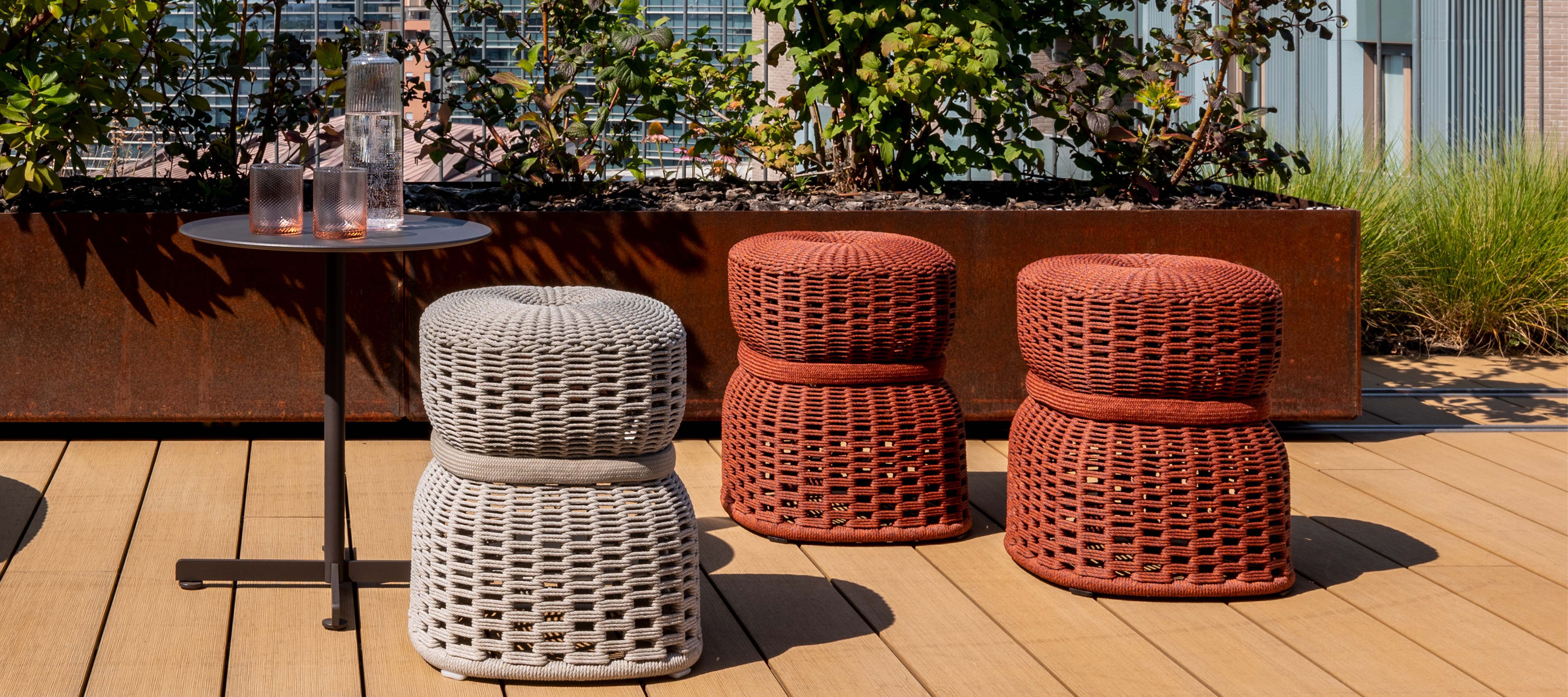 Leplì Outdoor | Ottoman 39x39cm