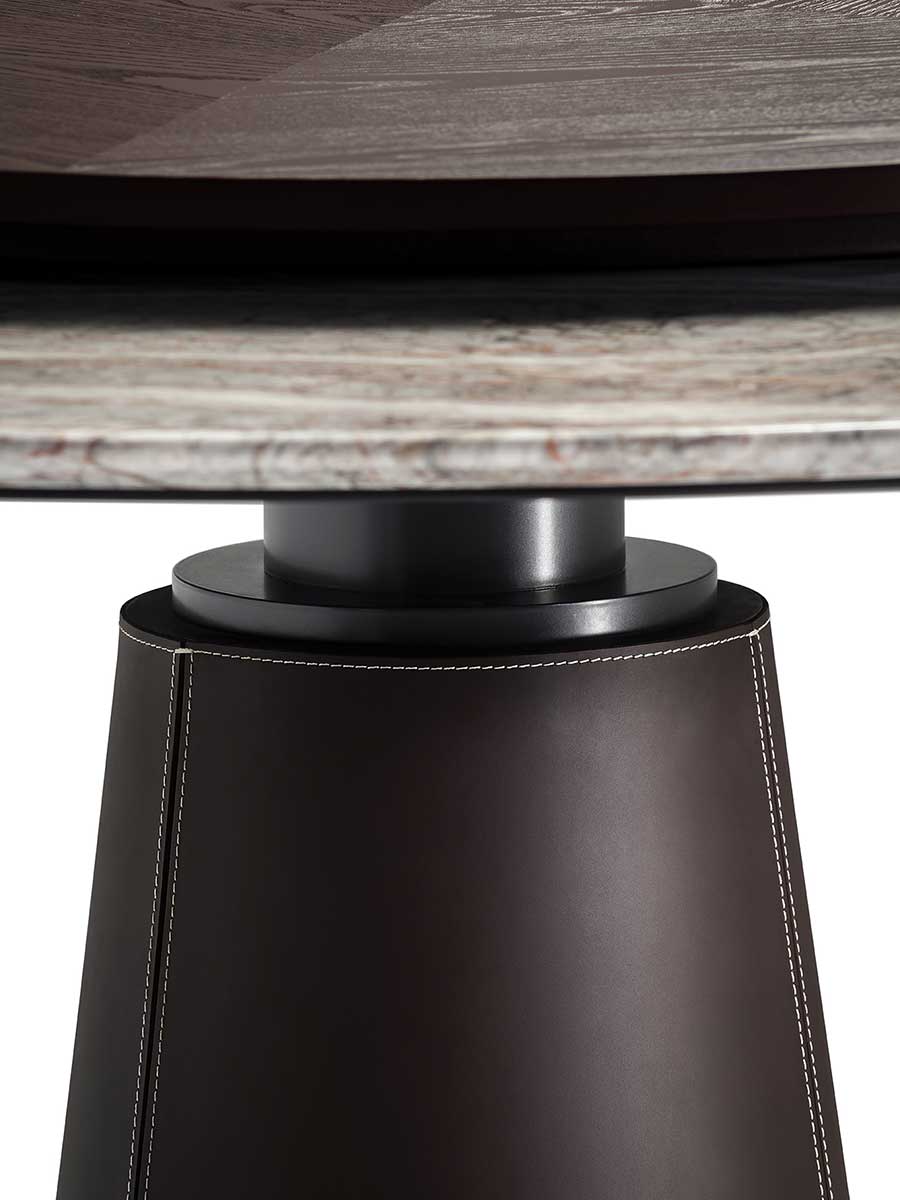 Mesa Due | Table with Lazy Susan