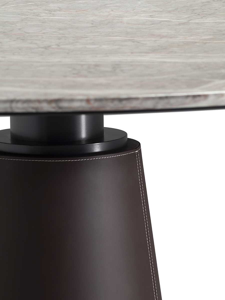 Mesa Due | Table with Lazy Susan