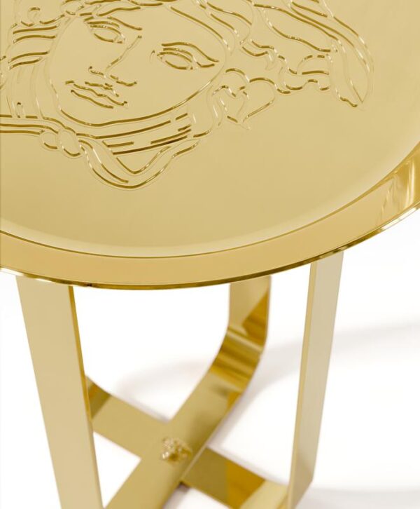 Versace Home Gold Unique coffee table details