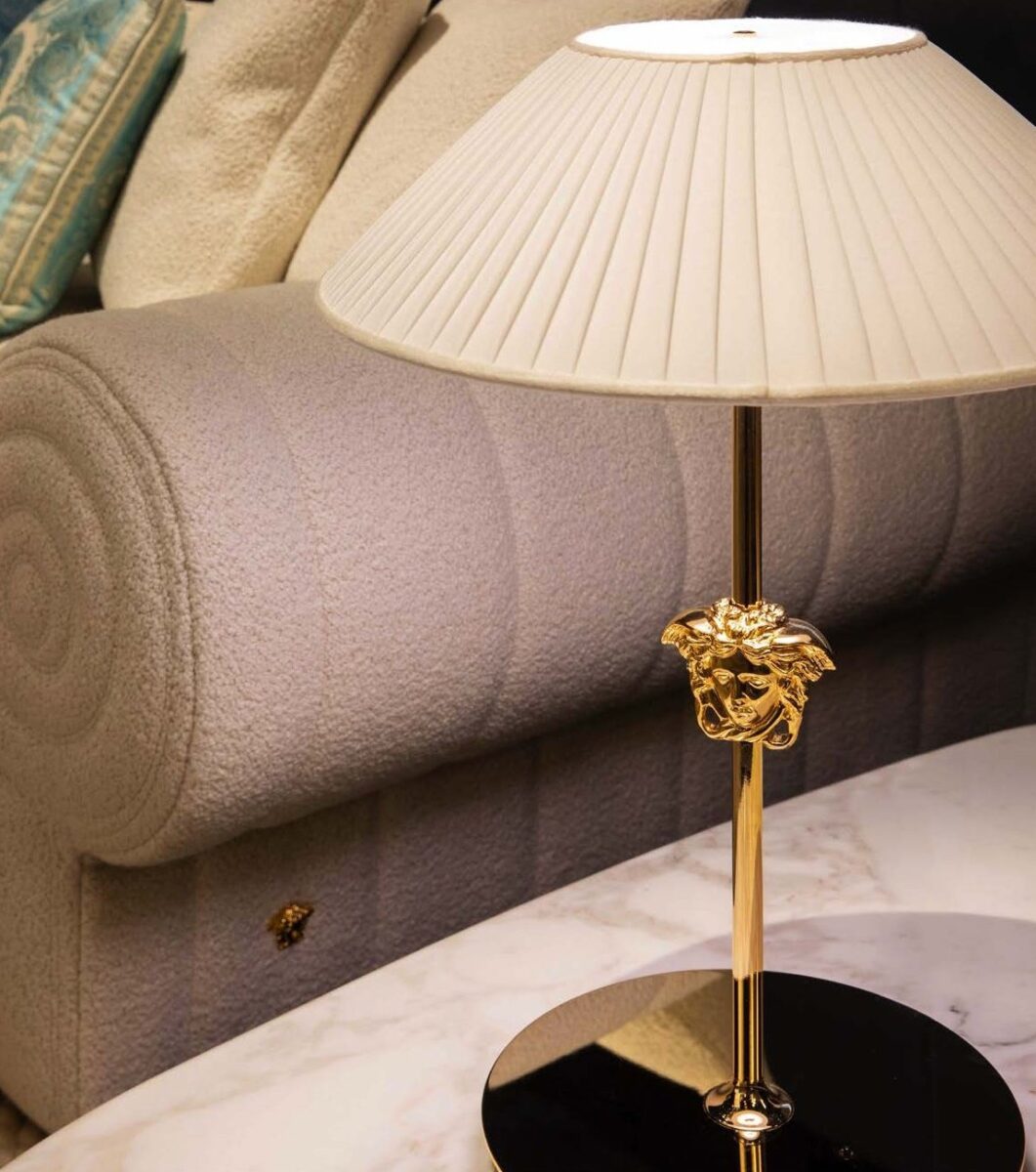 Versace Home Narcissus lamps new collection